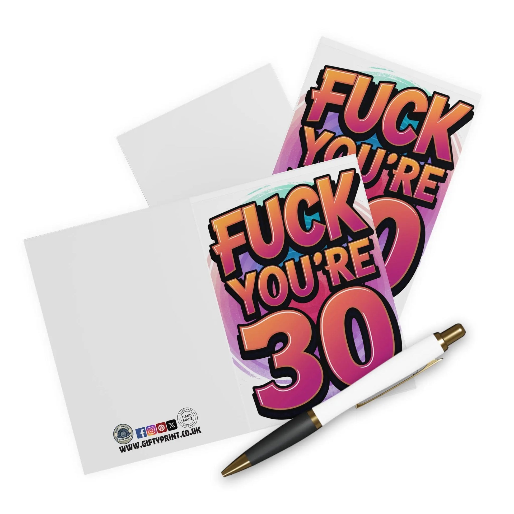 context 30th Birthday Card Fuck You're 30