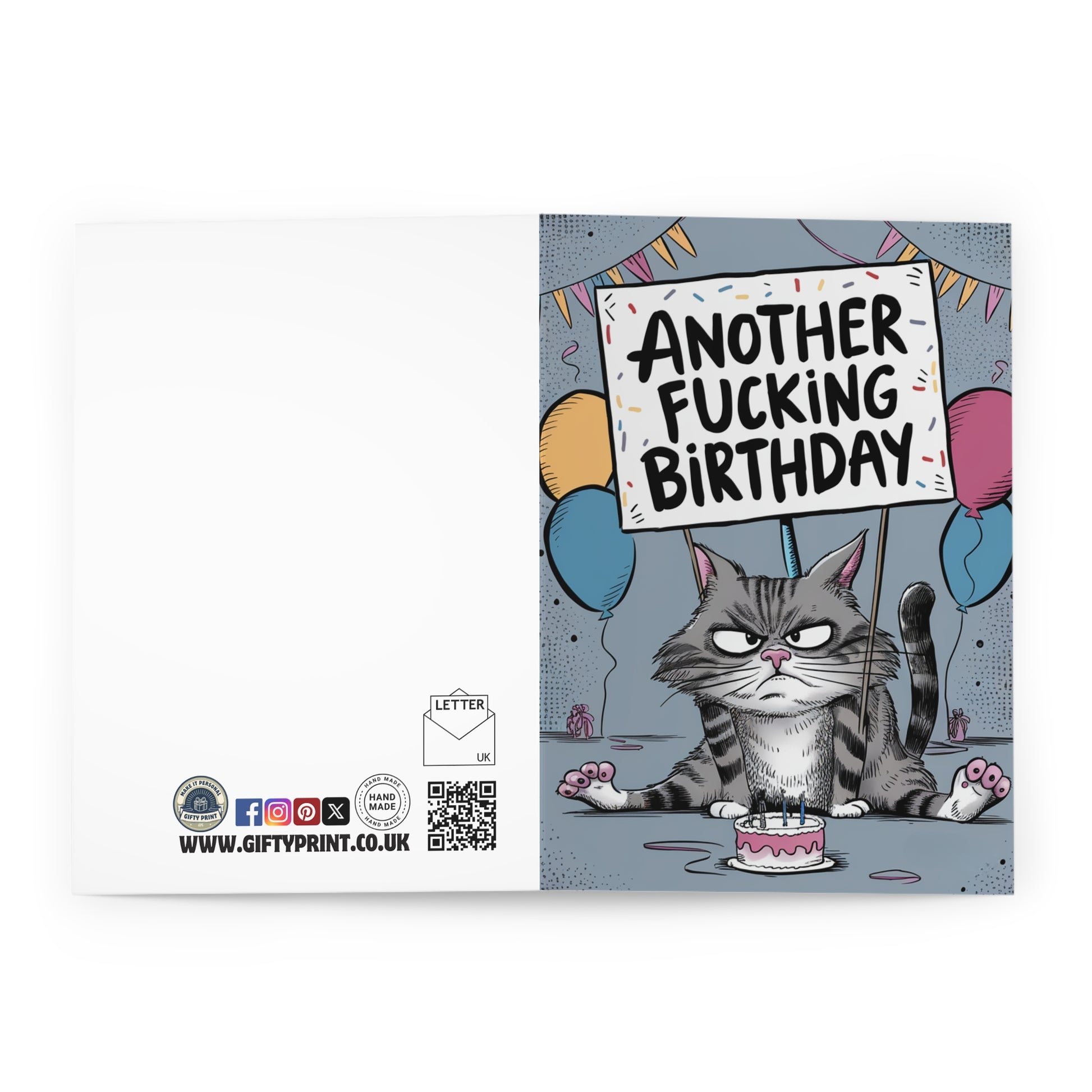 Open Grumpy Cat Another Fucking Birthday Birthday Card