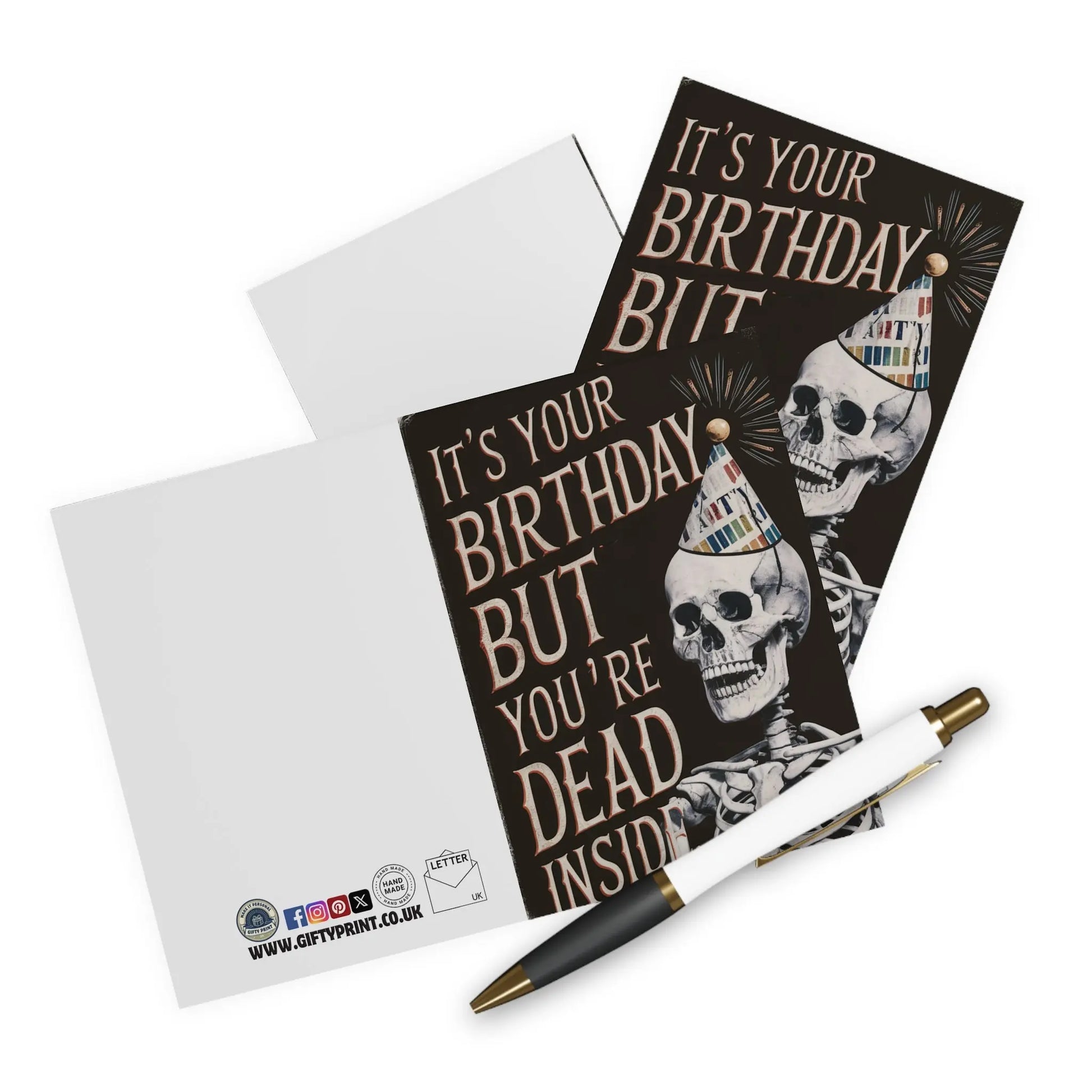 context Birthday Card It's Your Birthday But Your Dead Inside