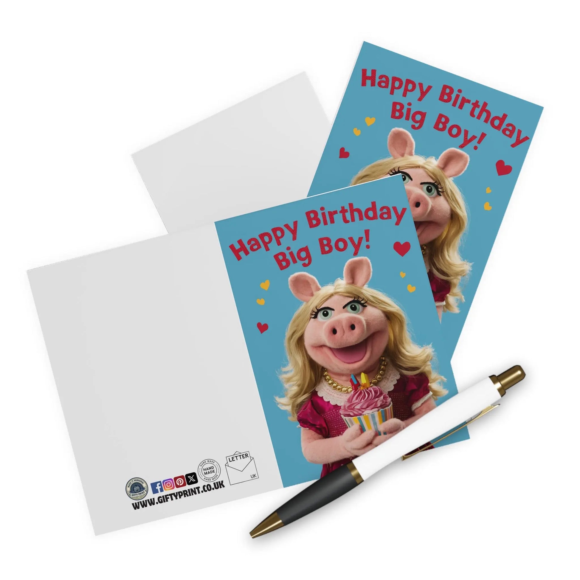 context view of Birthday Card Miss Piggy Happy Birthday Big Boy