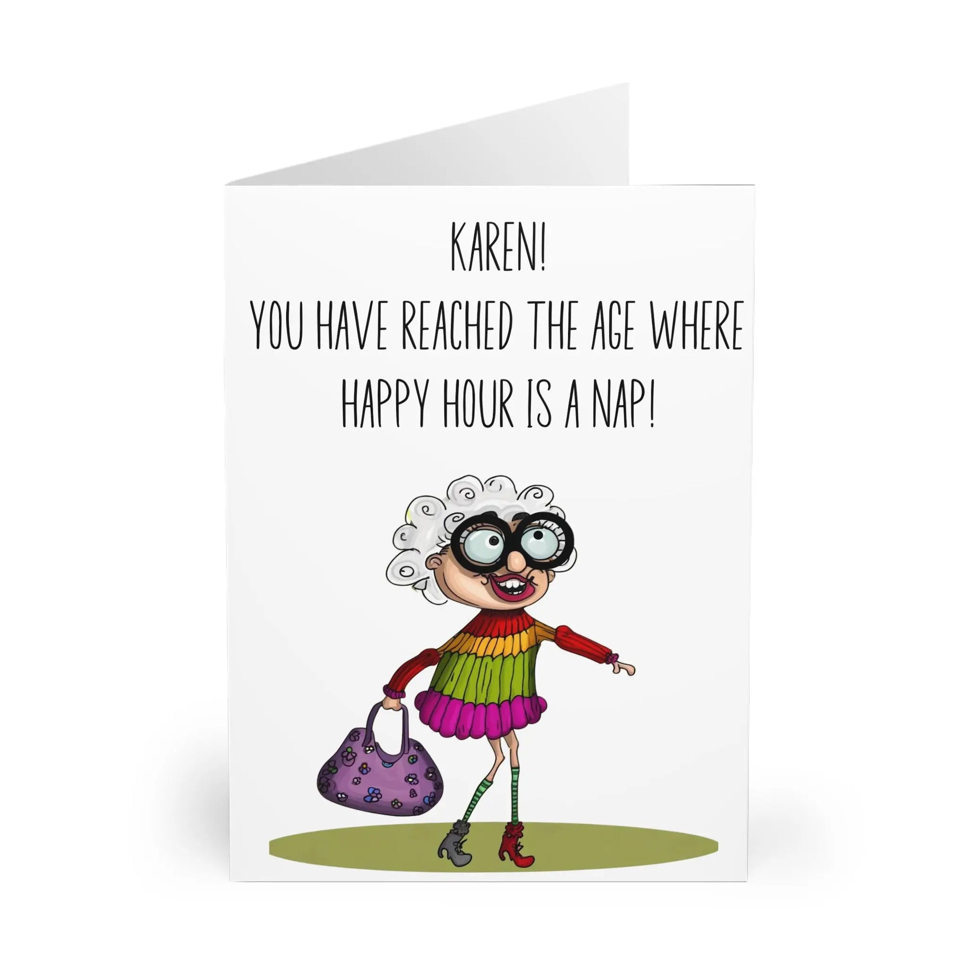 You Have Reached The Age Where Happy Hour Is A Nap Birthday Card