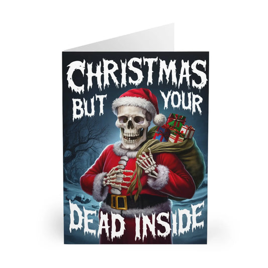 front Christmas Card Christmas But Your Dead Inside