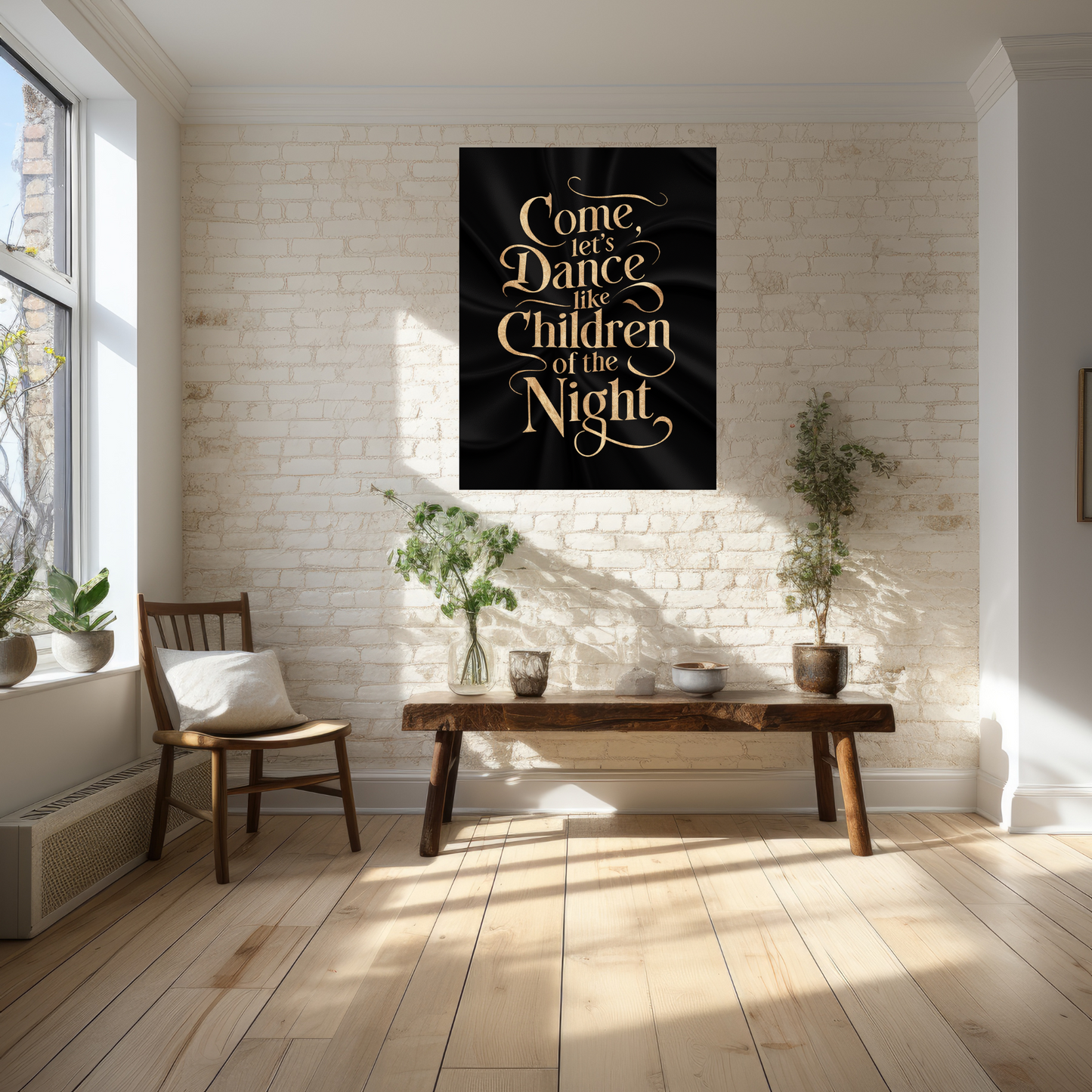 Come Let's Dance Like Children Of The Night Wall Art Print