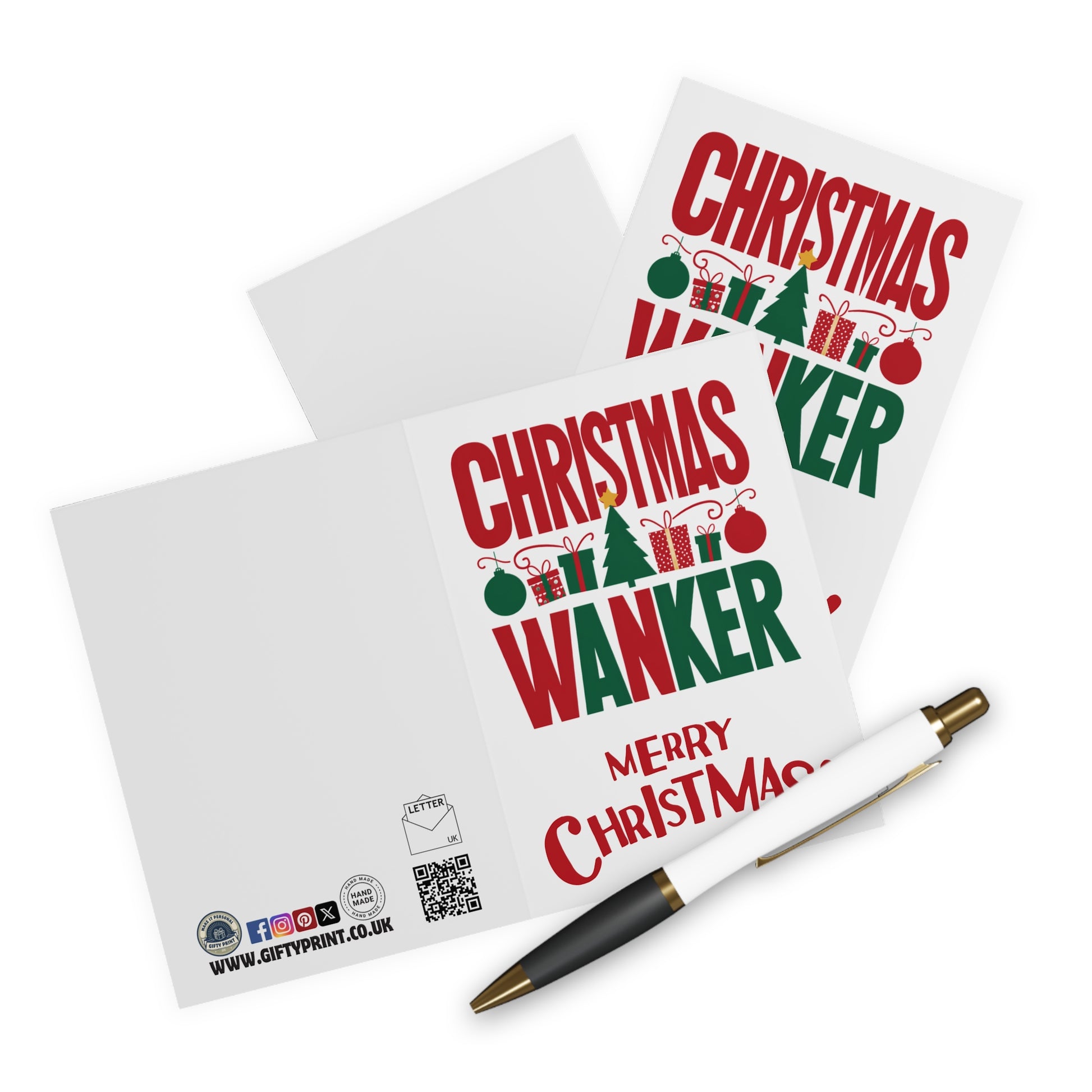 Context Rude Christmas Card Christmas Wanker Christmas Card