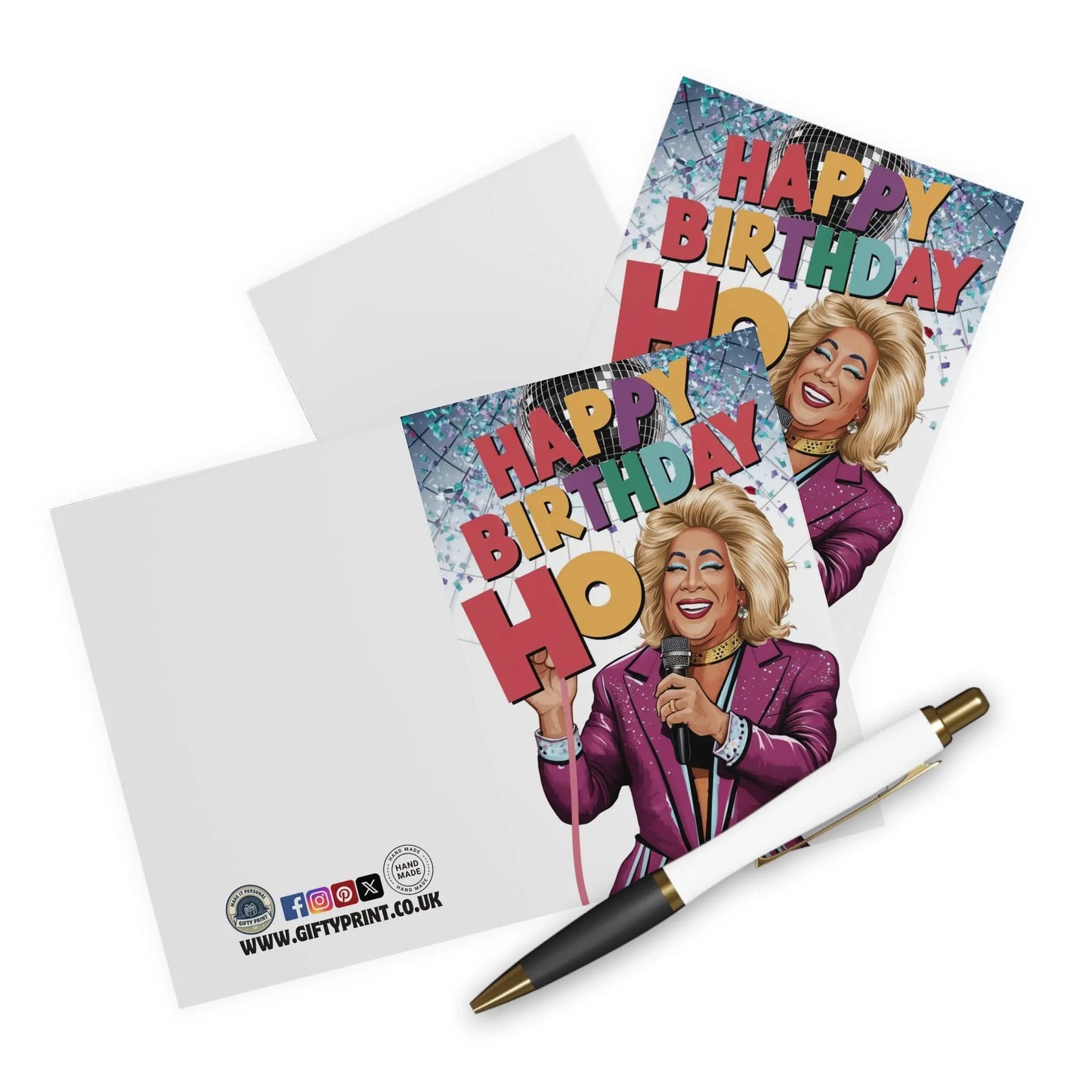 Context view of Birthday Card Happy Birthday You Ho! Drag Queen Card