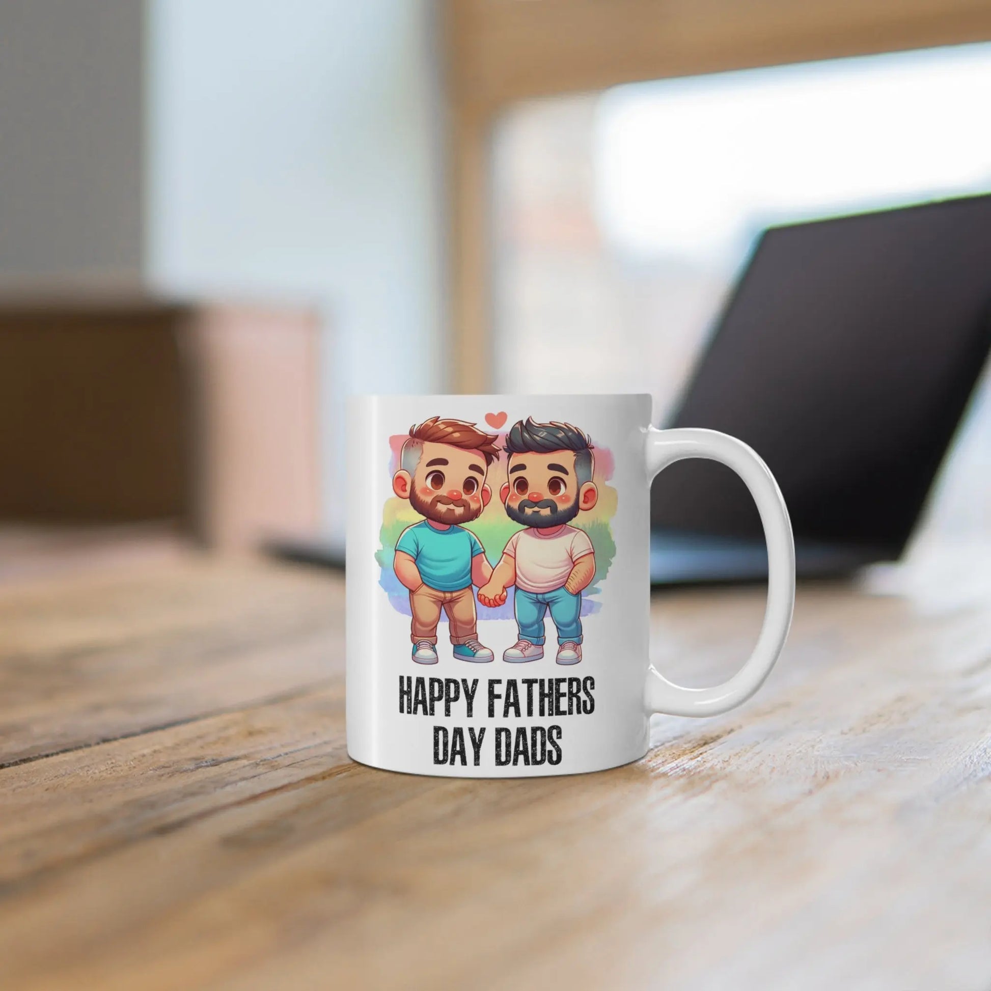 Context View OF Fathers Day Mug Gay Dads Happy Fathers Day