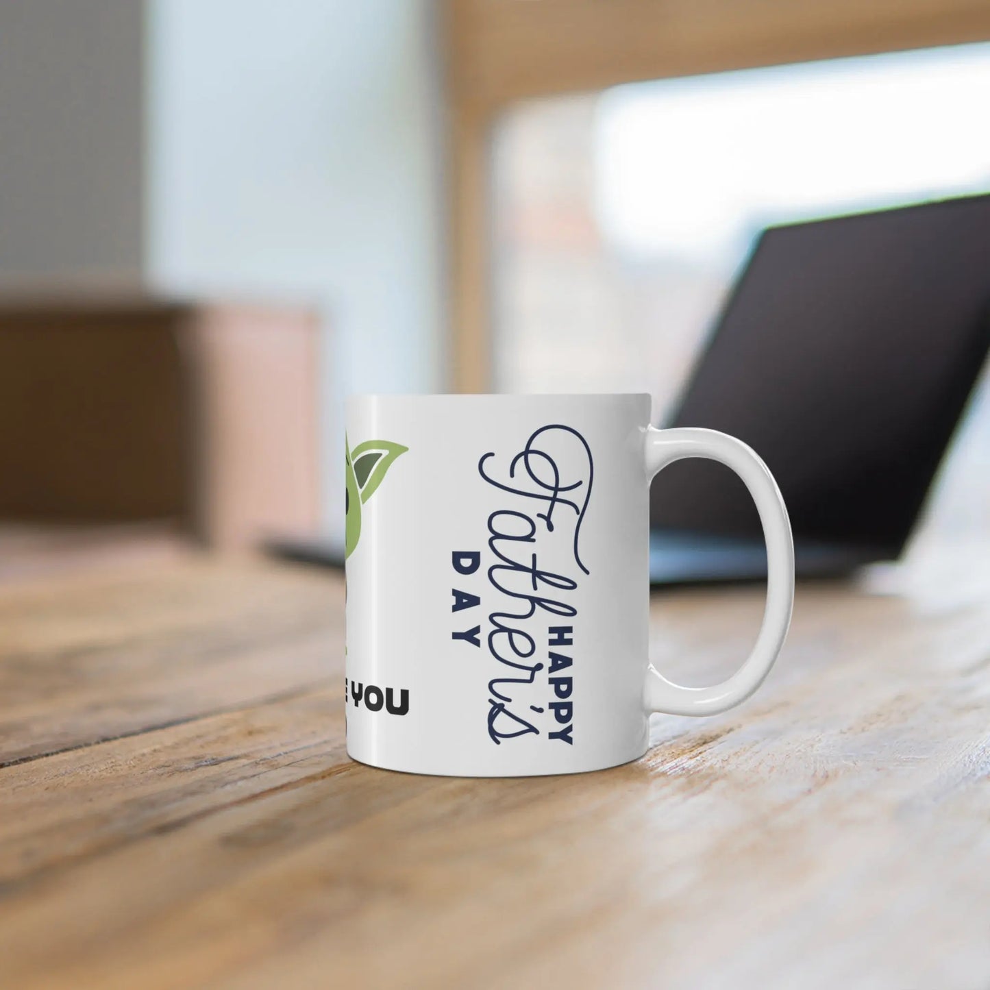 Context view of Fathers Day Mug Yoda Dad Love You I Do