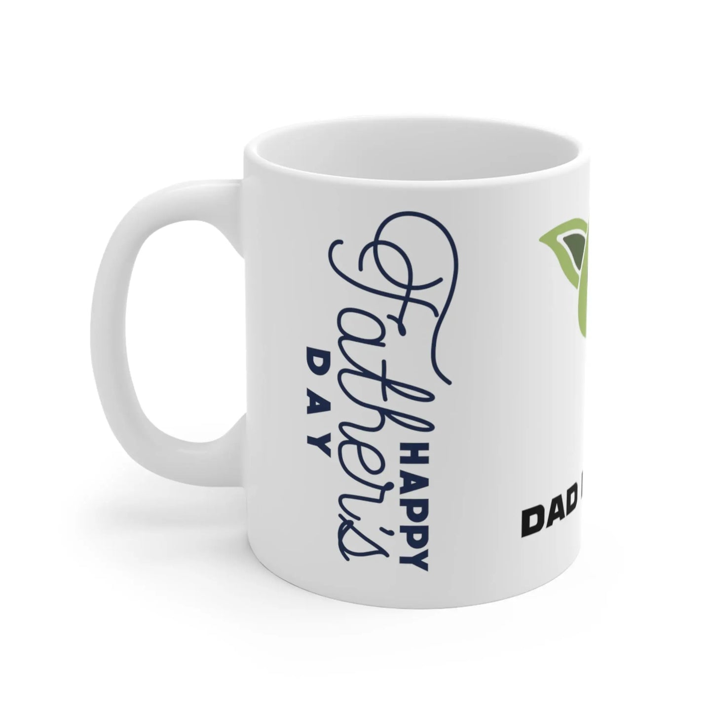 Left Side view of Fathers Day Mug Yoda Dad Love You I Do