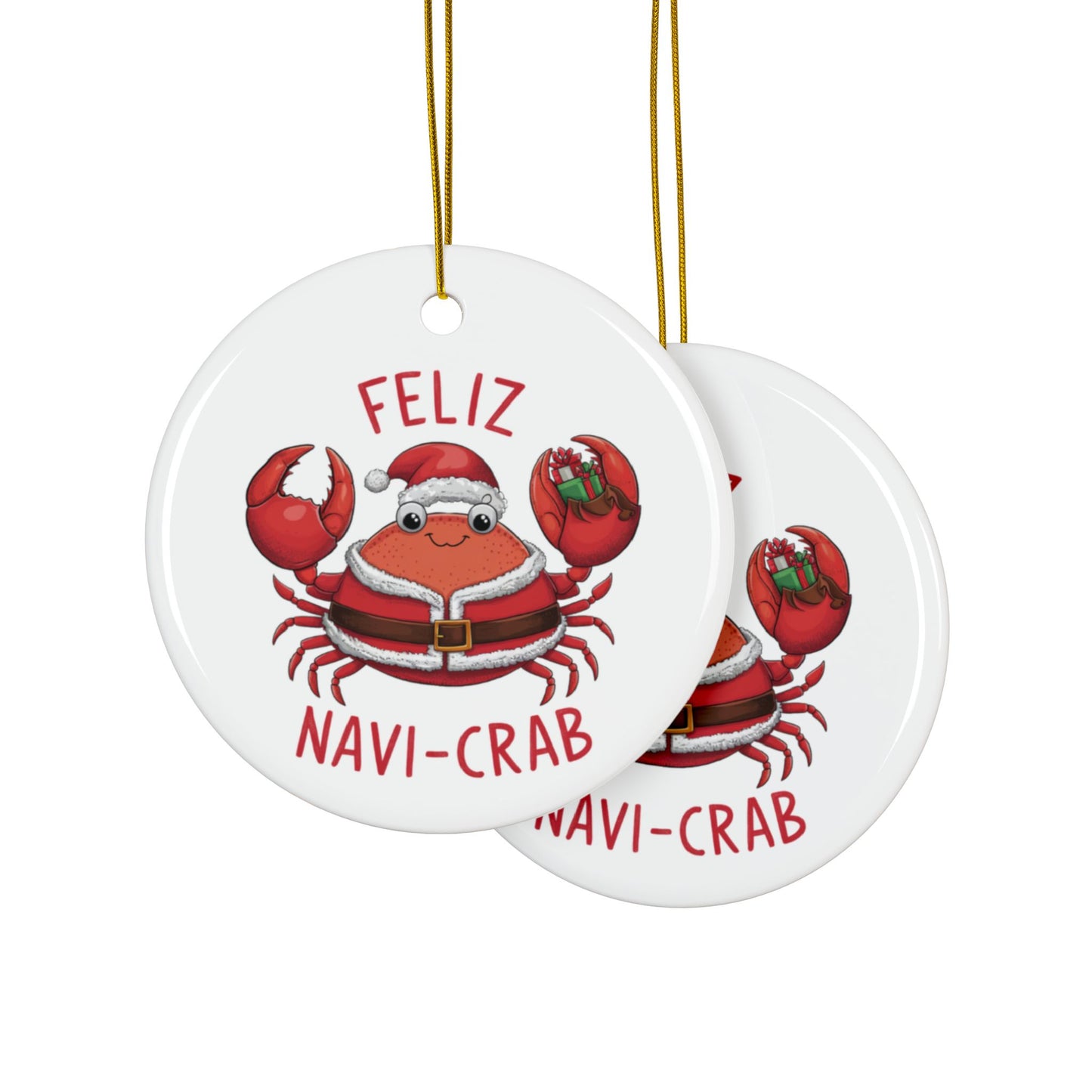 Context Feliz Navi Crab Christmas Tree Ornament