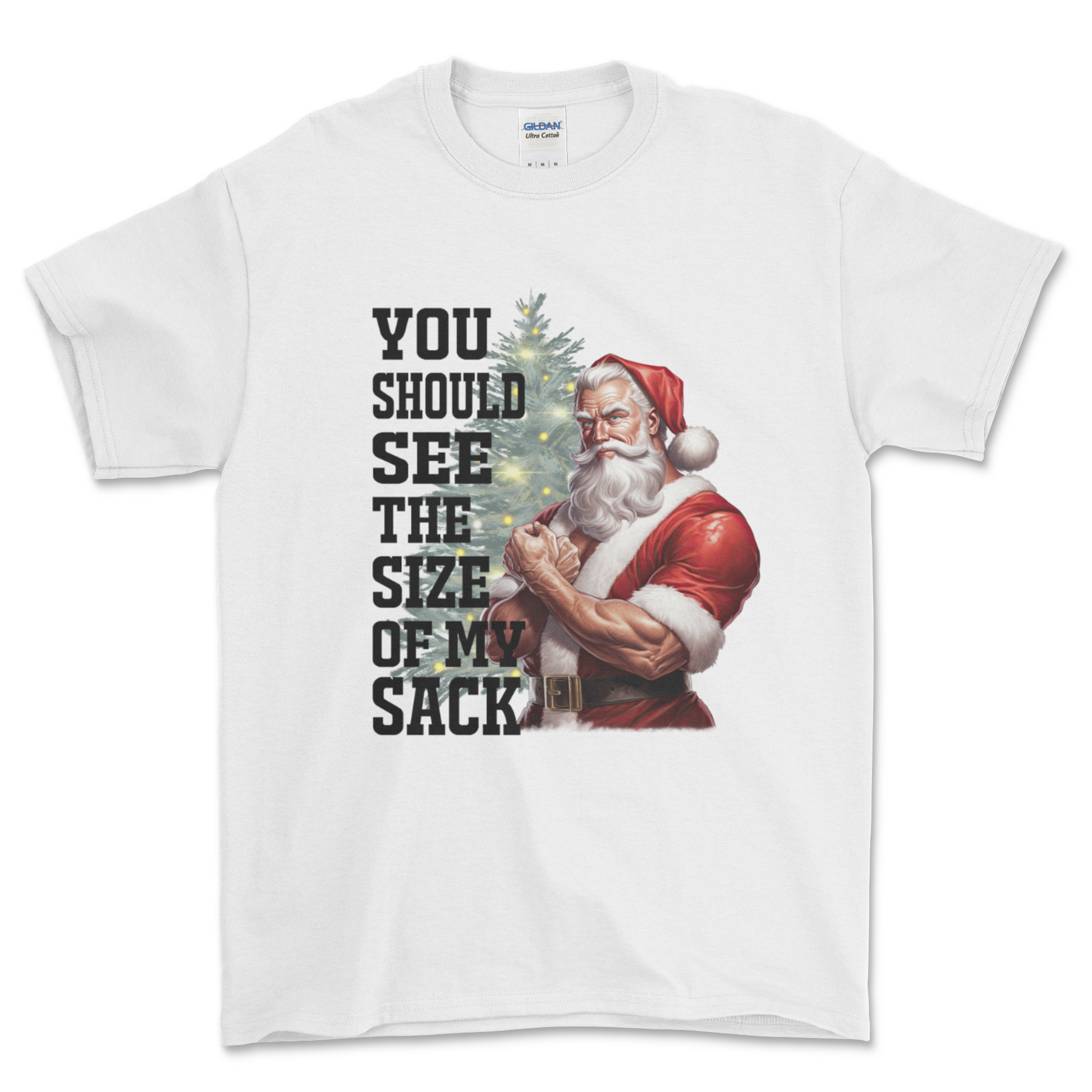 White Christmas T Shirt You Should See The Size Of My Sack