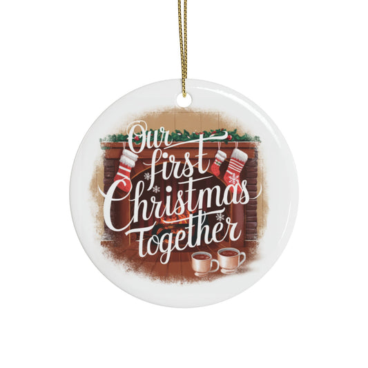 Our First Christmas Together Ceramic Christmas Tree Bauble