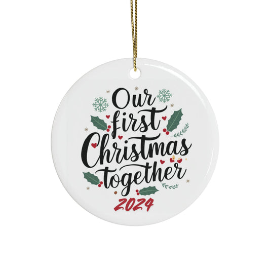 Our First Christmas Together Ceramic Christmas Tree Bauble