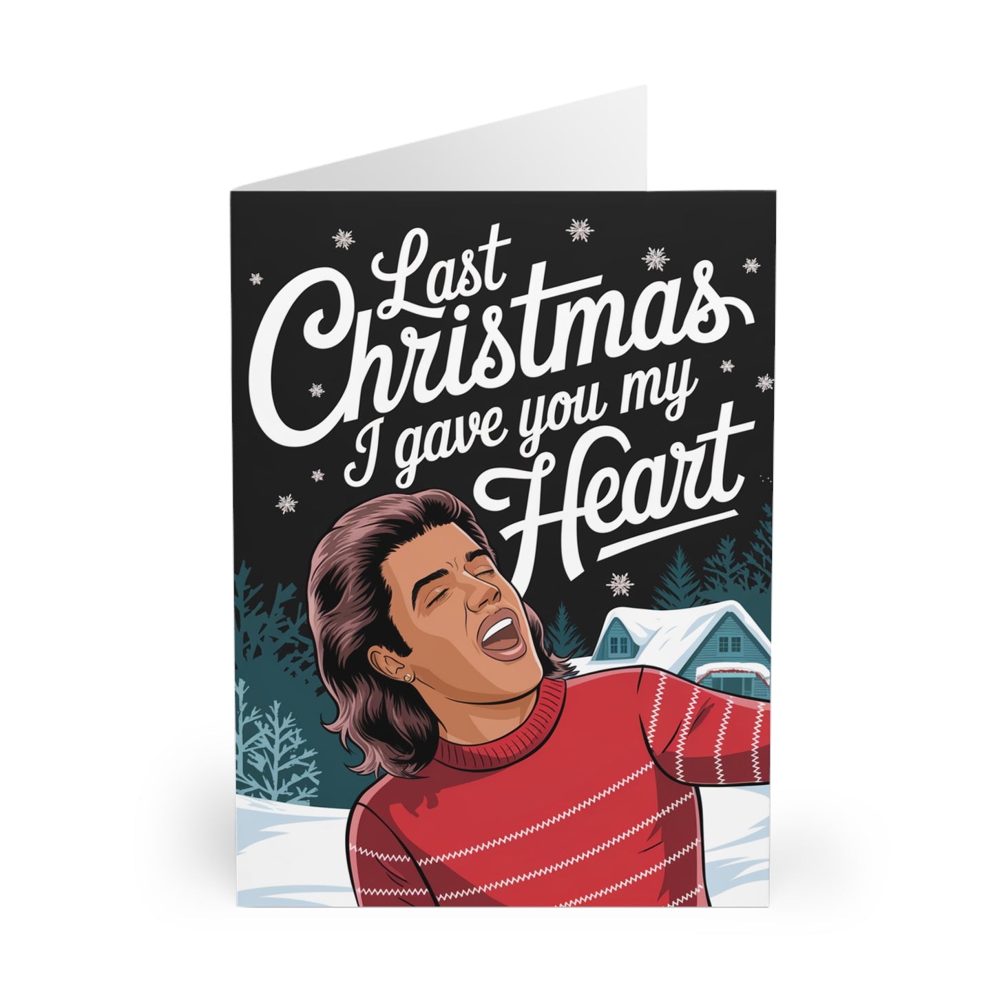 Christmas Card Wham George Michael Last Christmas I Gave You My Heart front