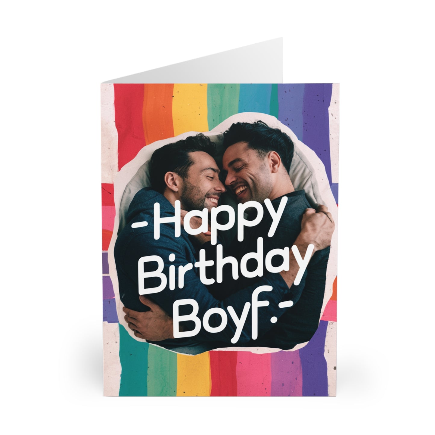 Front Gay Birthday Card Happy Birthday Boyf