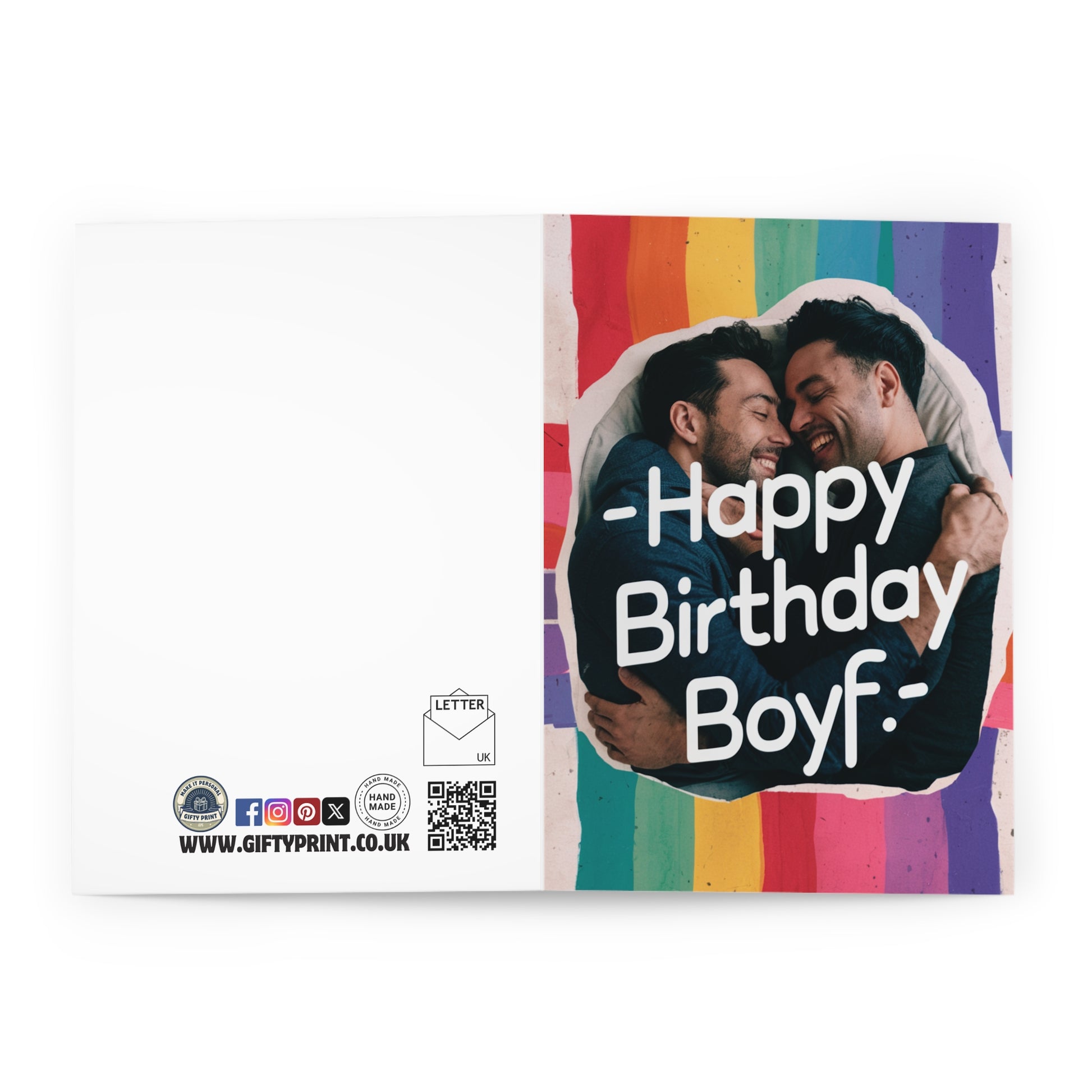 open Gay Birthday Card Happy Birthday Boyf