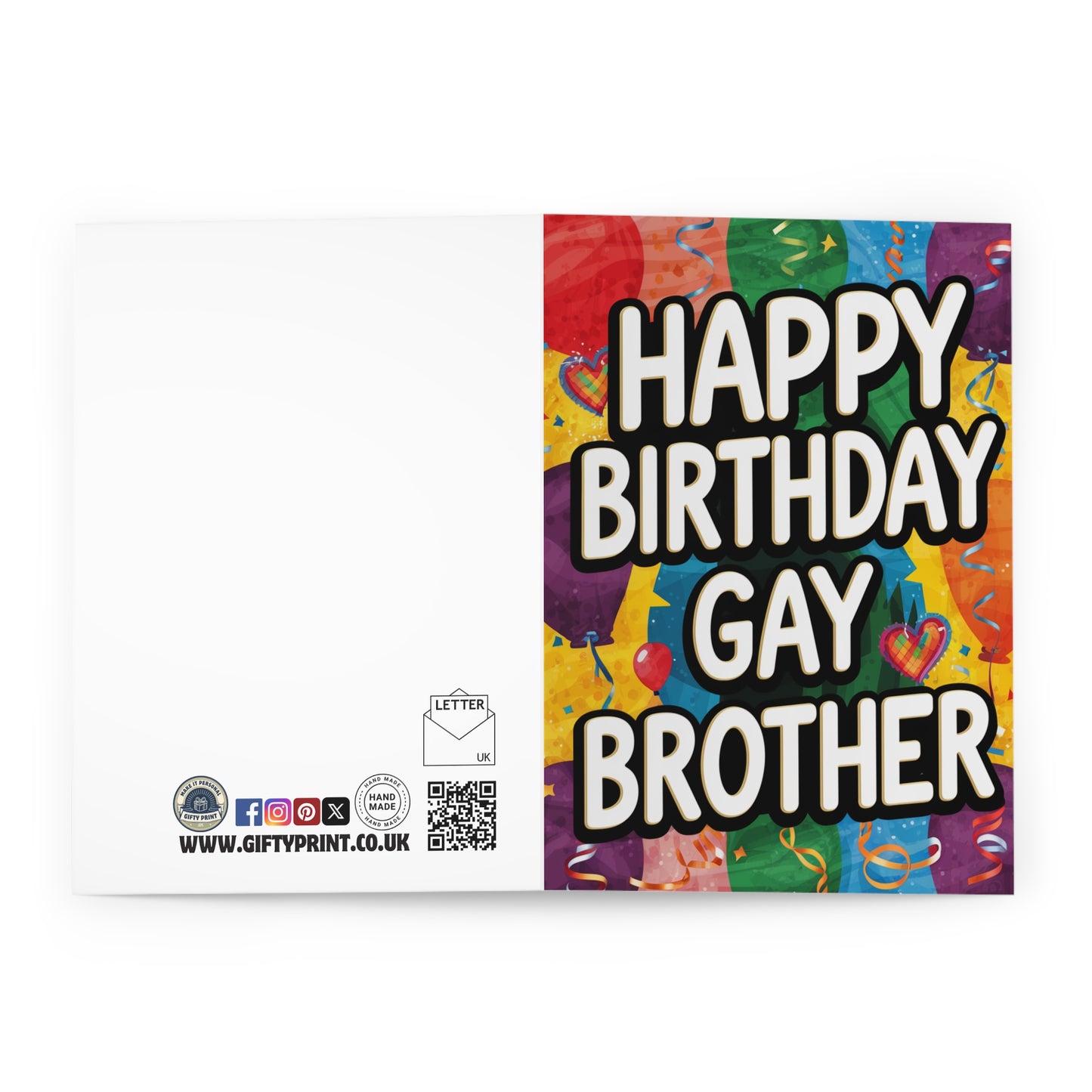 open Gay Birthday Card Happy Birthday Gay Brother