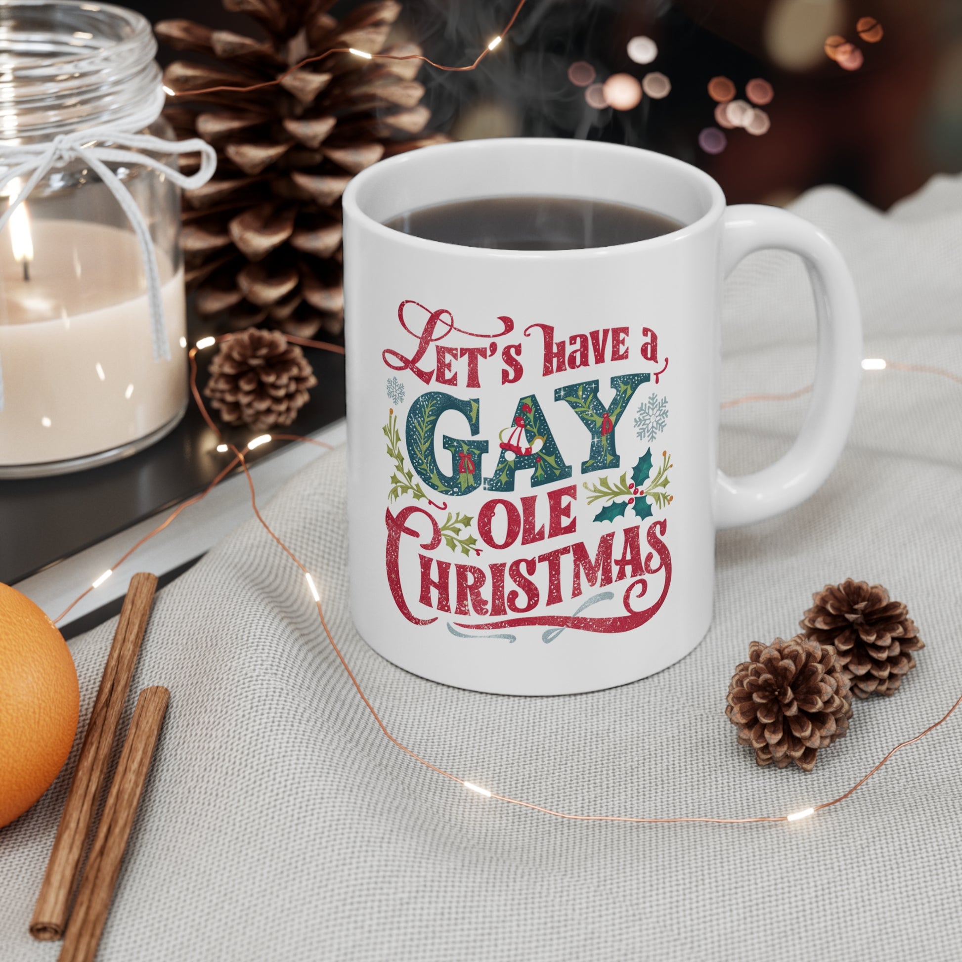 Context Gay Christmas Mug Let's Have A Gay Ole Christmas 