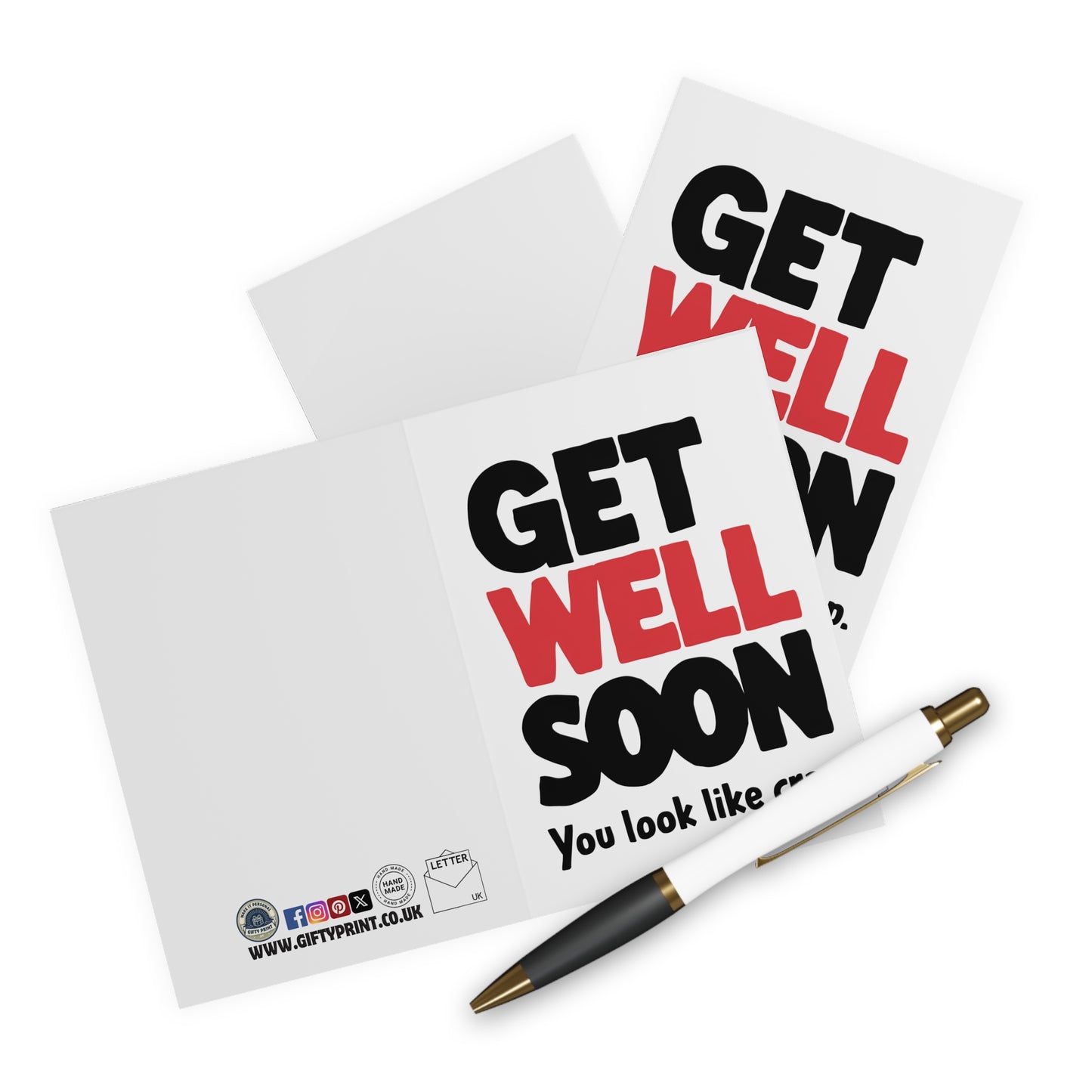 context Get Well Soon Card Get Well Soon You Look Like Crap