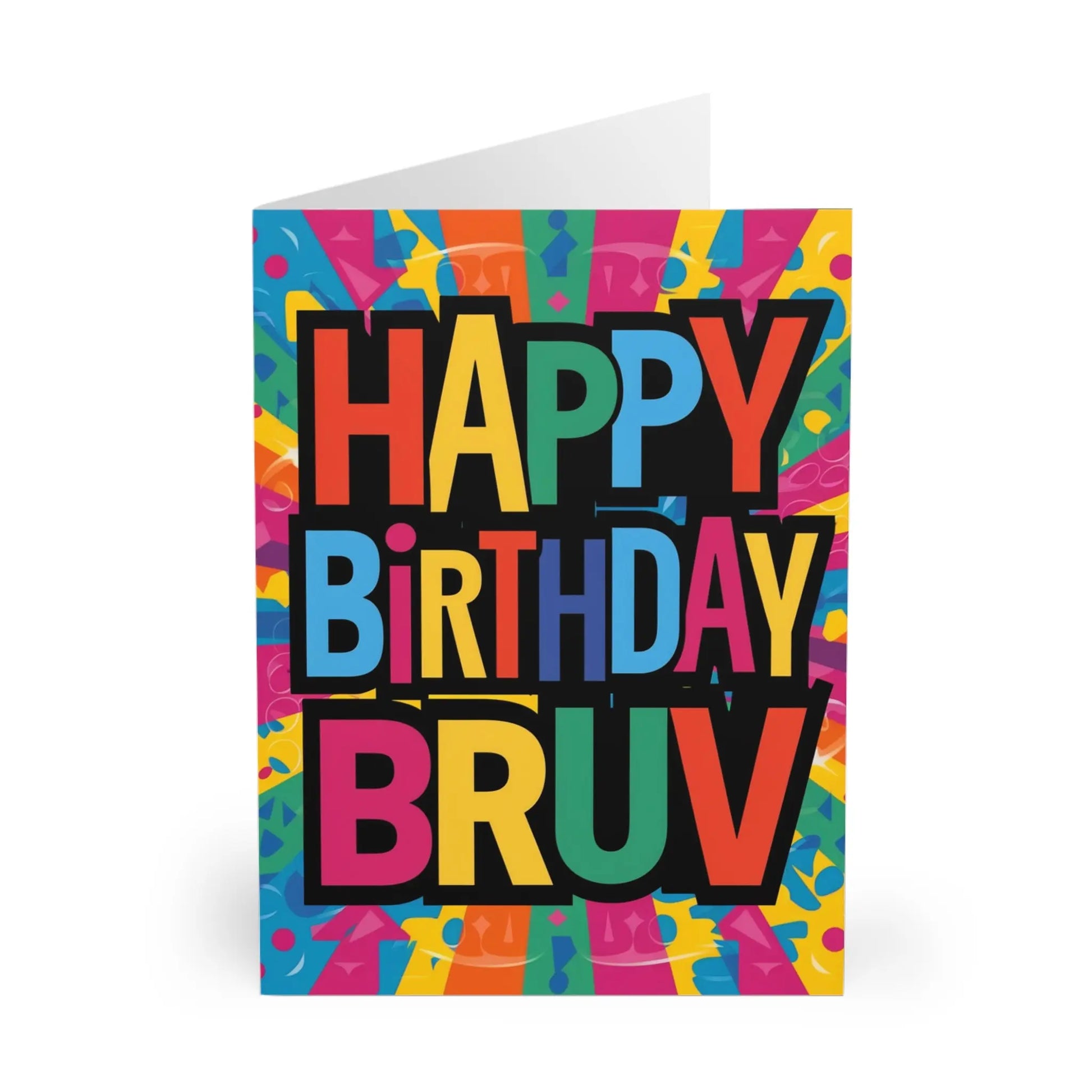 Front Happy Birthday Bruv Birthday Card