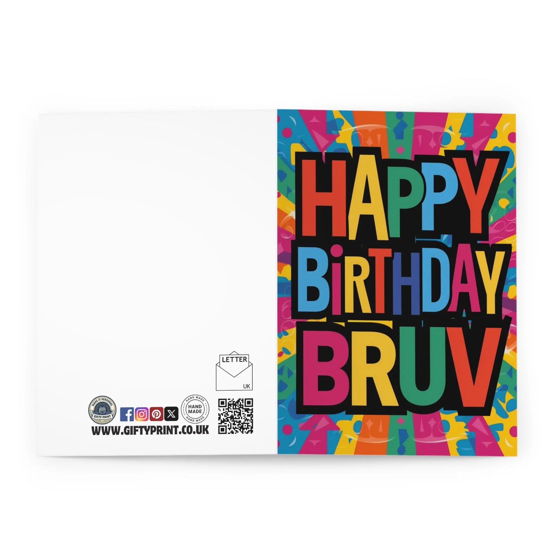 Open Happy Birthday Bruv Birthday Card