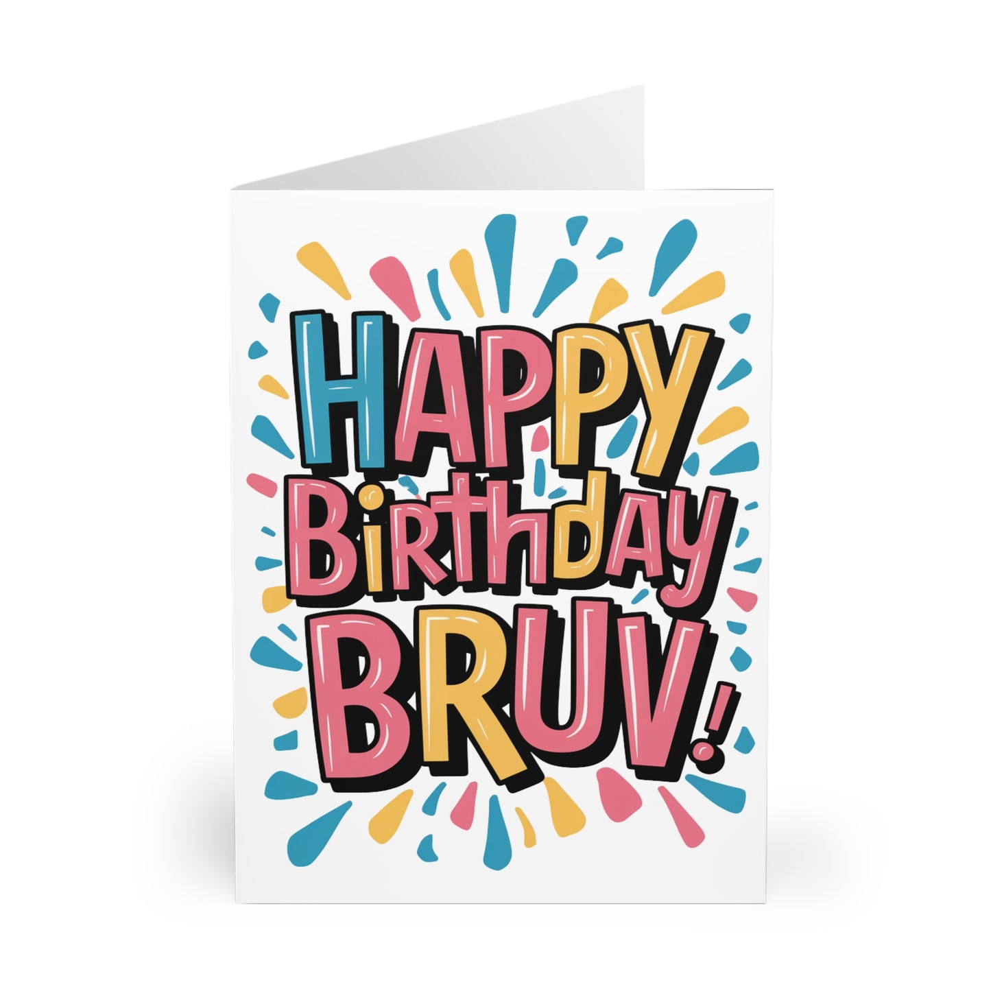 Front Happy Birthday Bruv Birthday Card