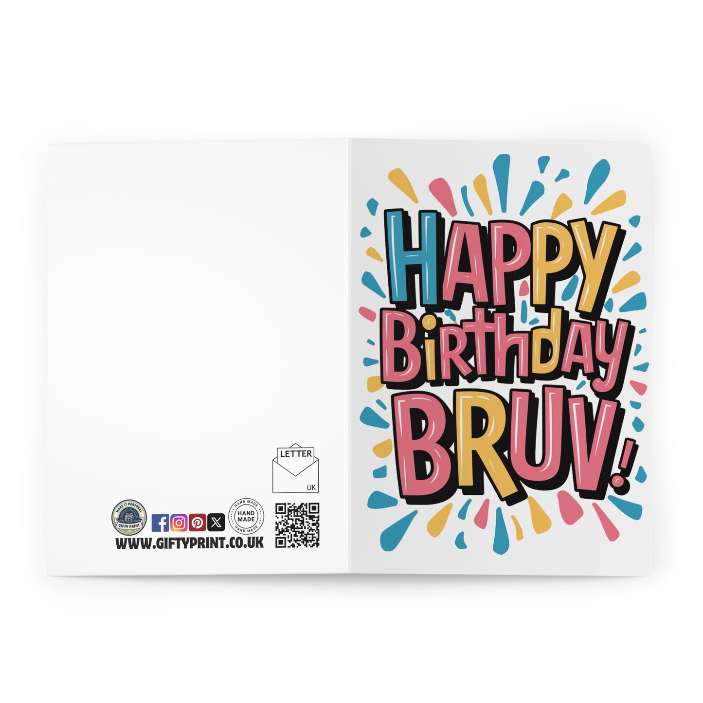 Open Happy Birthday Bruv Birthday Card