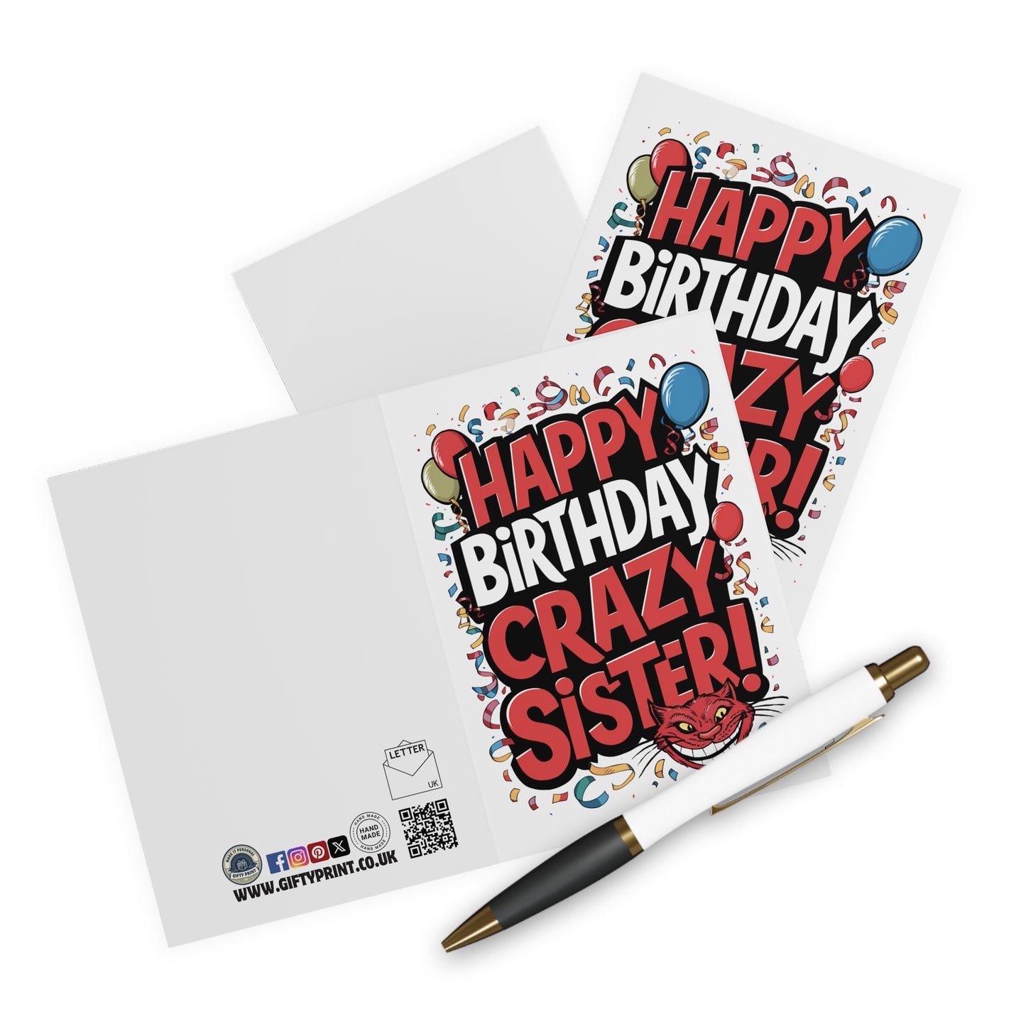 Context Happy Birthday Crazy Sister Birthday Card