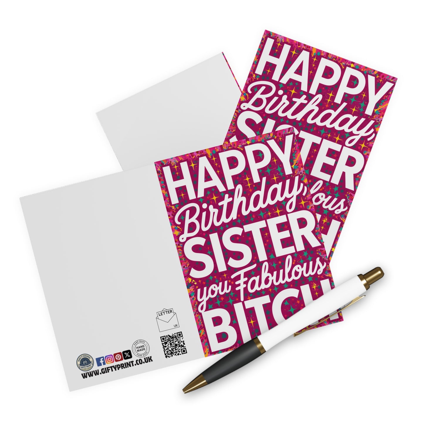 Context Happy Birthday Sister You Fabulous Bitch Birthday Card