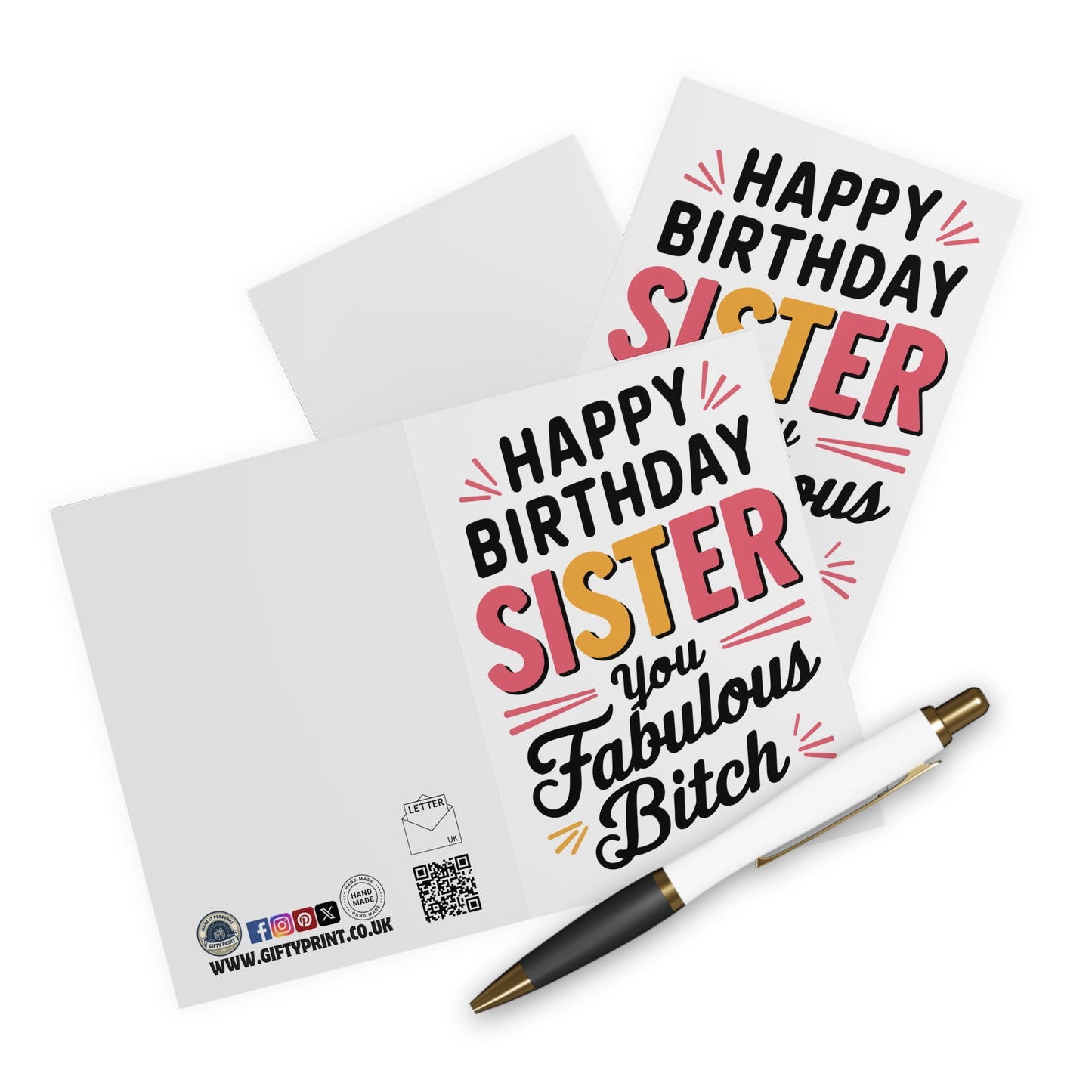 Context Happy Birthday Sister You Fabulous Bitch Birthday Card