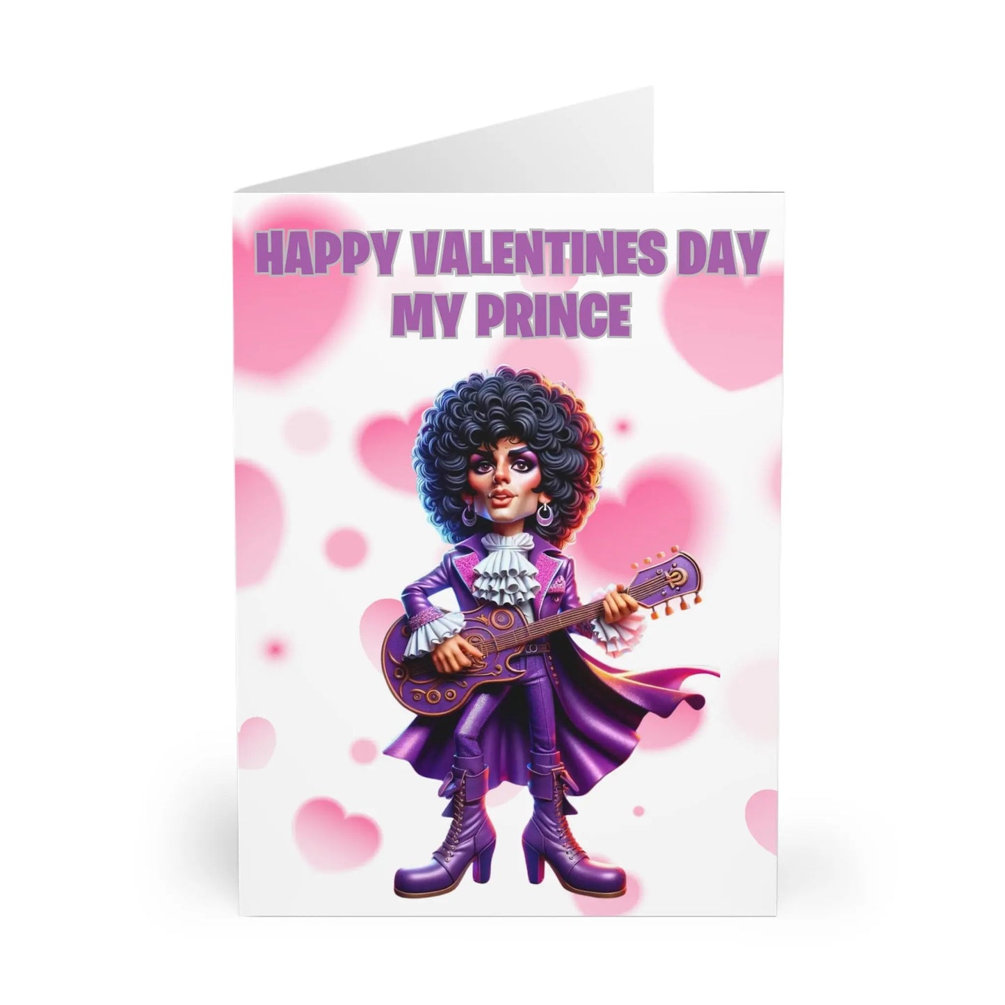 close up of Valentines Day Card Happy Valentines My Prince