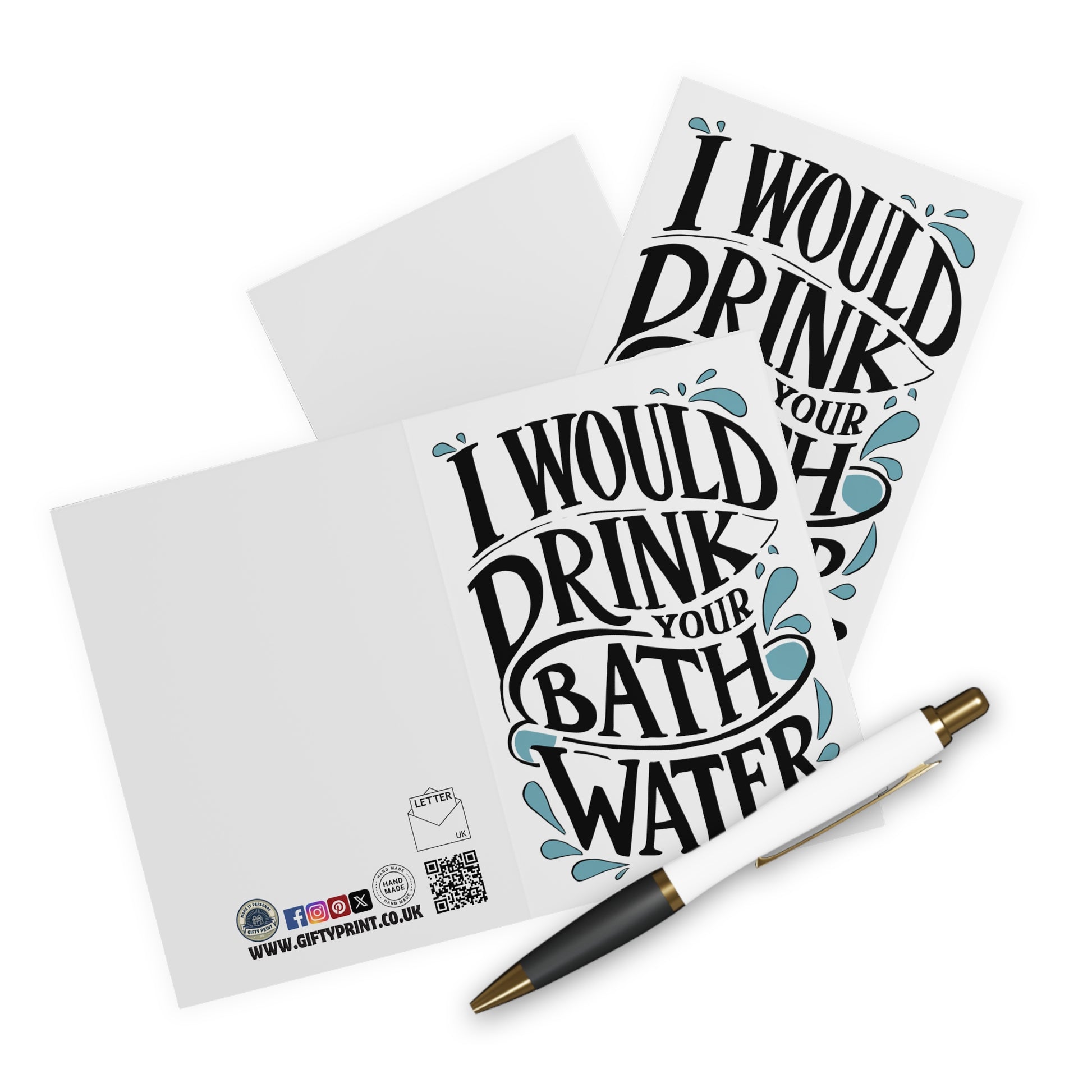 Context I Would Drink Your Bath Water Anniversary Card