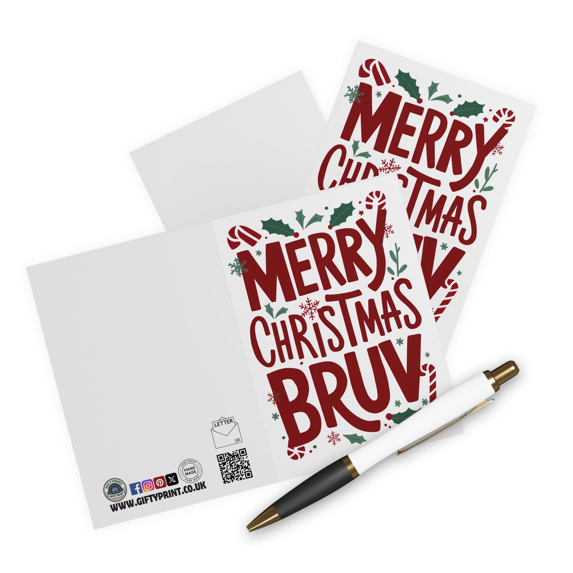 Context Merry Christmas Bruv Brothers Christmas Card 