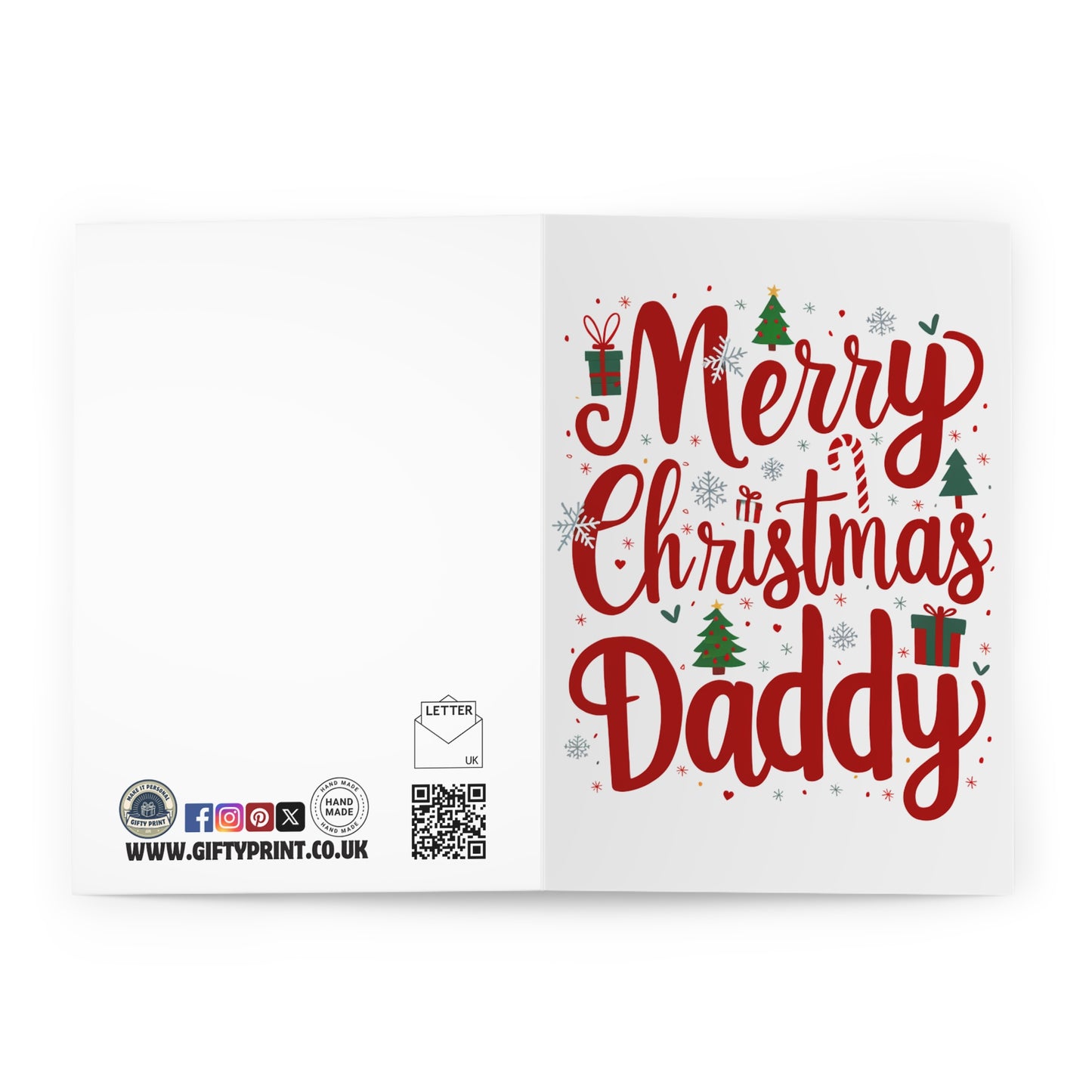 Open Merry Christmas Daddy Christmas Card