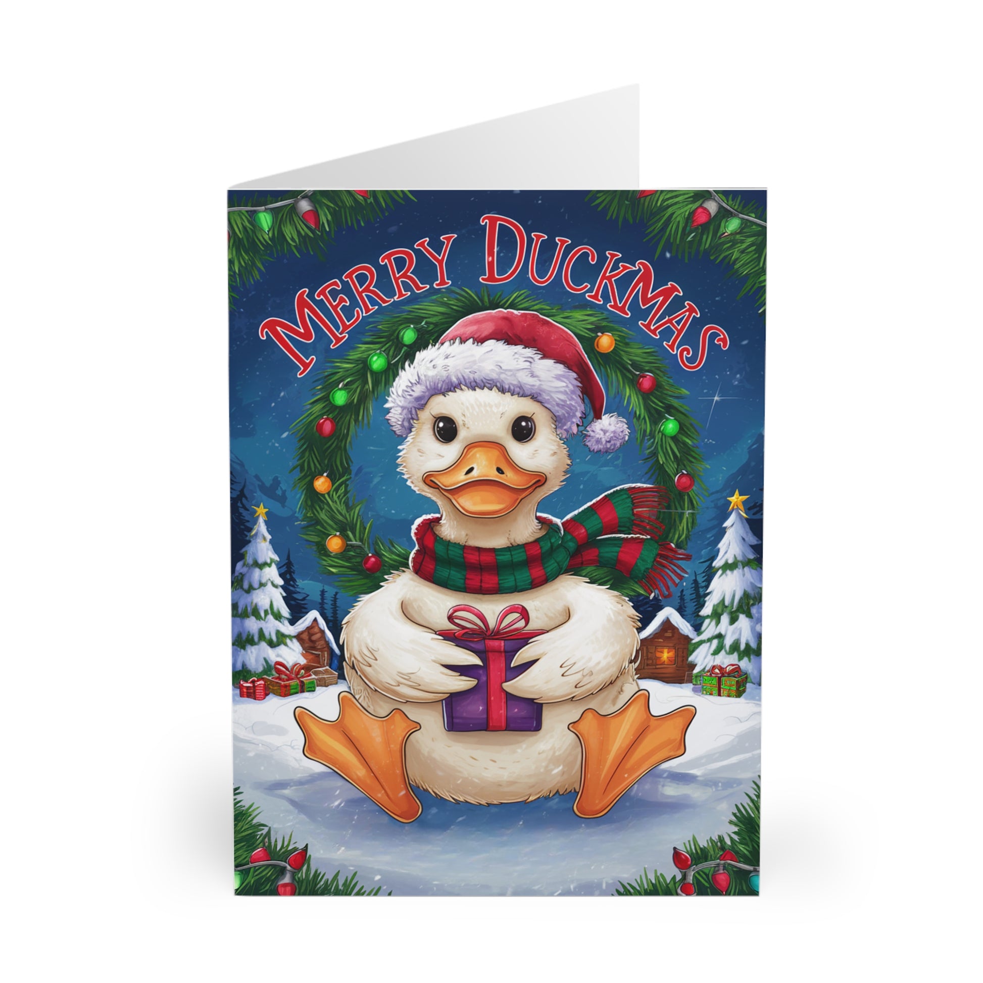 Merry Duckmas Duck Christmas Card