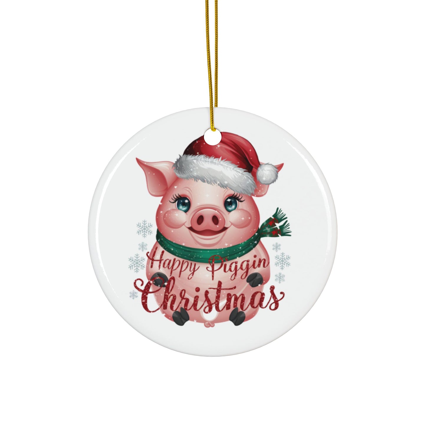 Merry Piggin Christmas Pig Christmas Tree Bauble