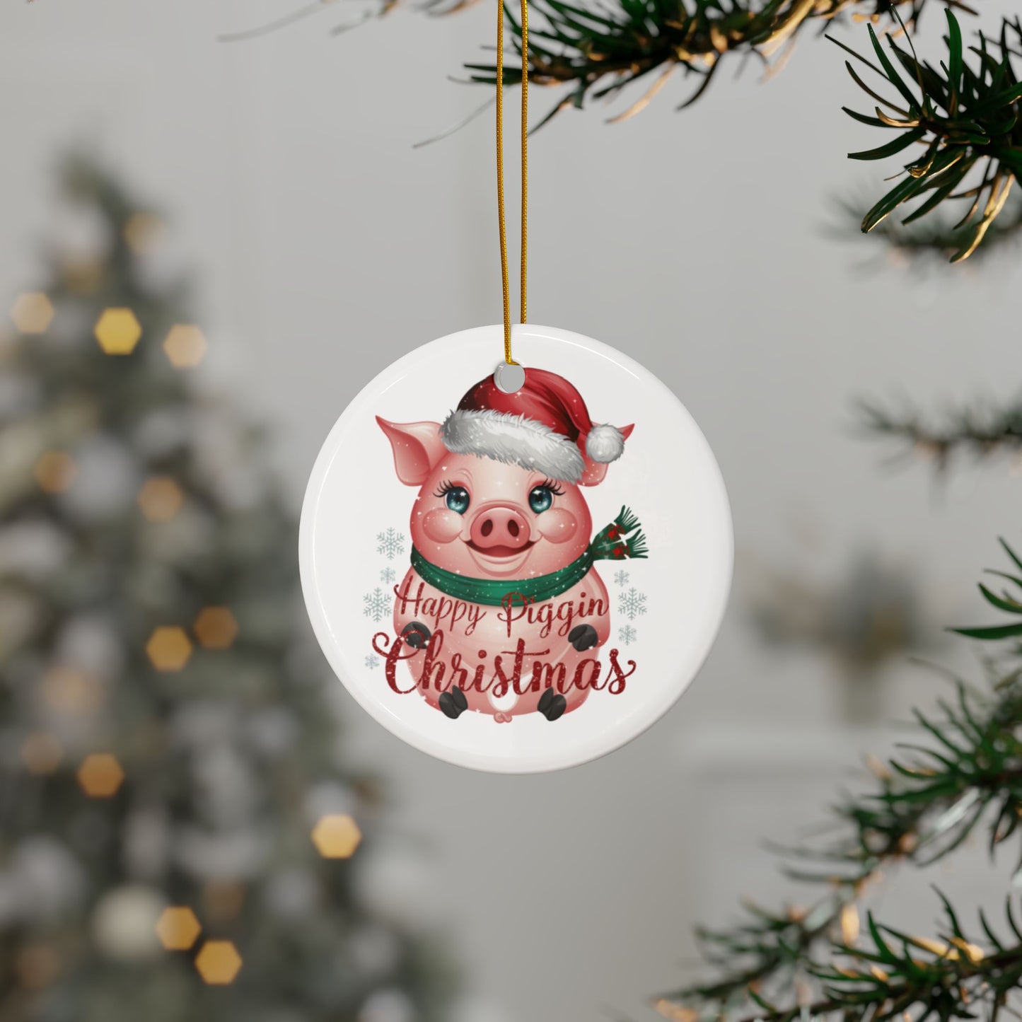 Tree Merry Piggin Christmas Pig Christmas Tree Bauble