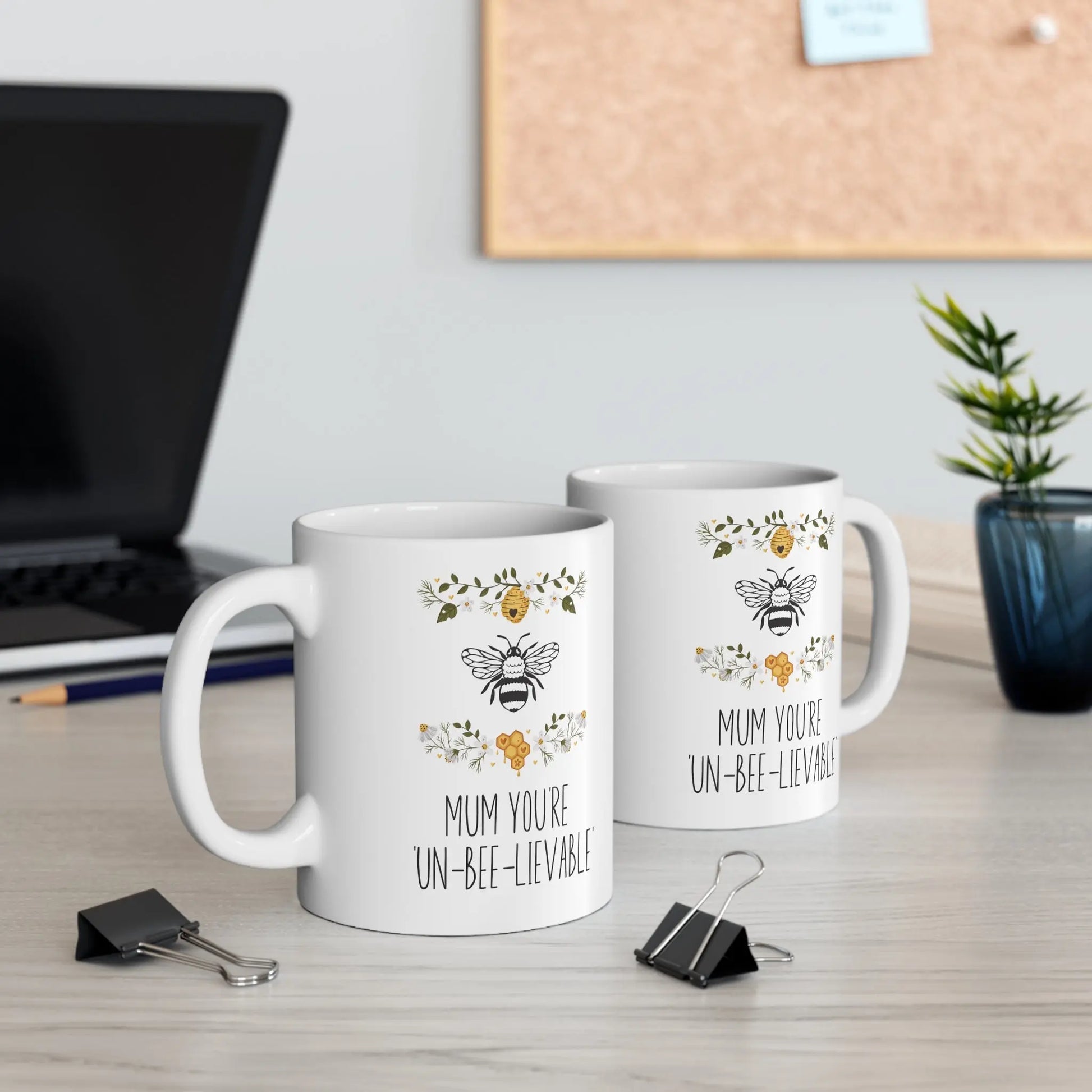 sides of Mothers Day Mug Mum You're Un-Bee-Lievable