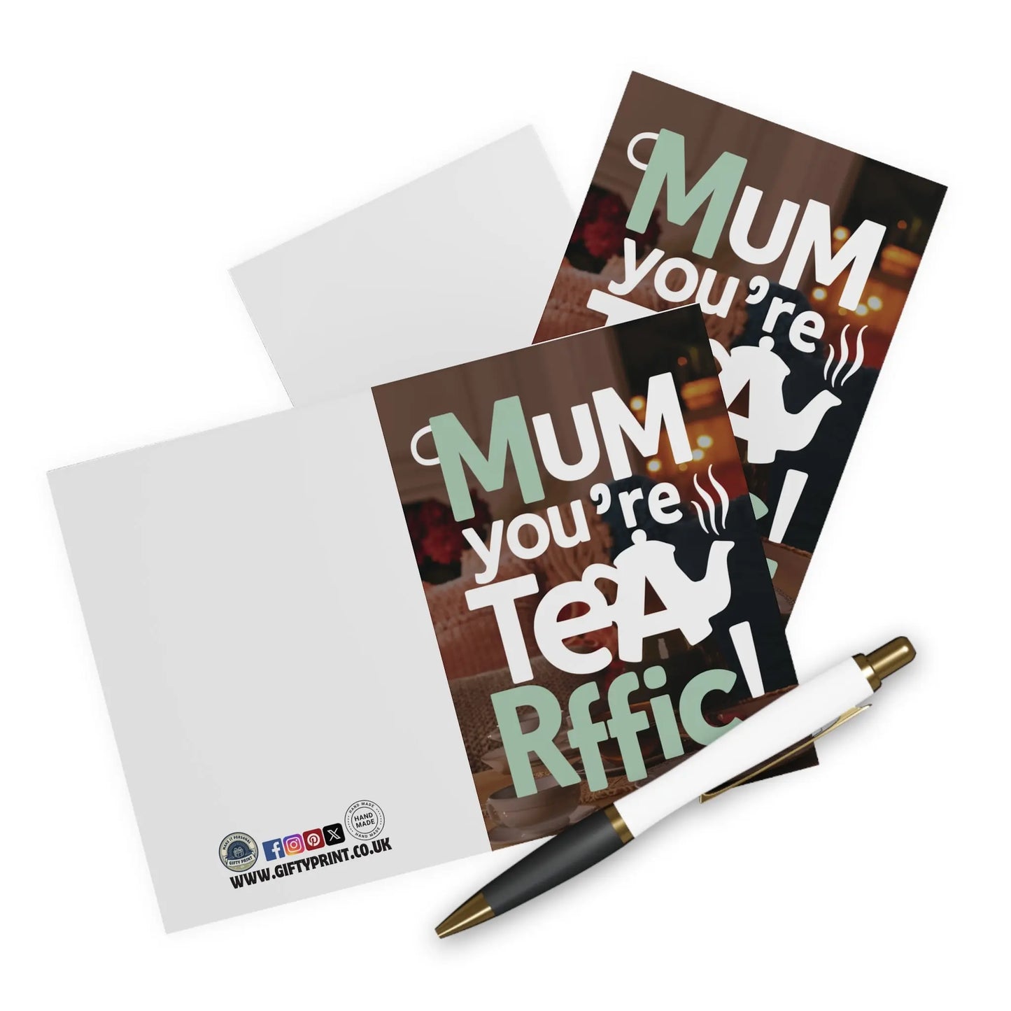 Context View Of Mothers Day Card Mum You're Tea Riffic