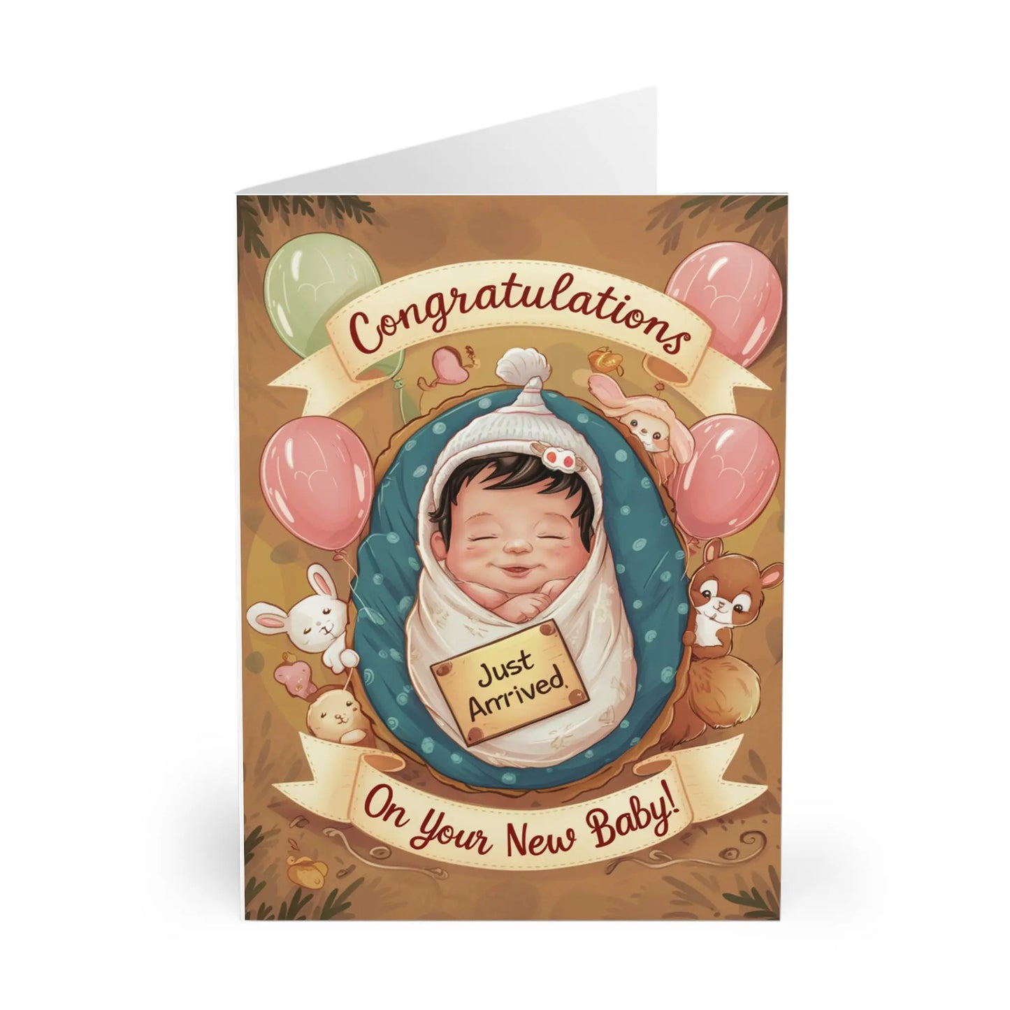 front of New Baby Card Congratulations On Your New Arrival