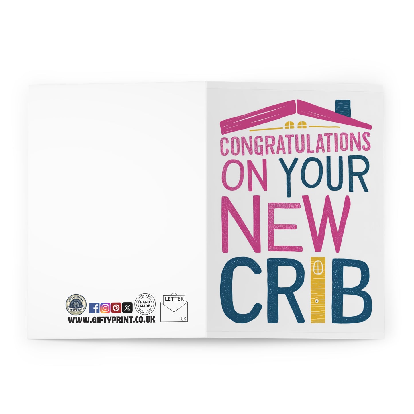 Open New Home Card Congratulations On You New Crib