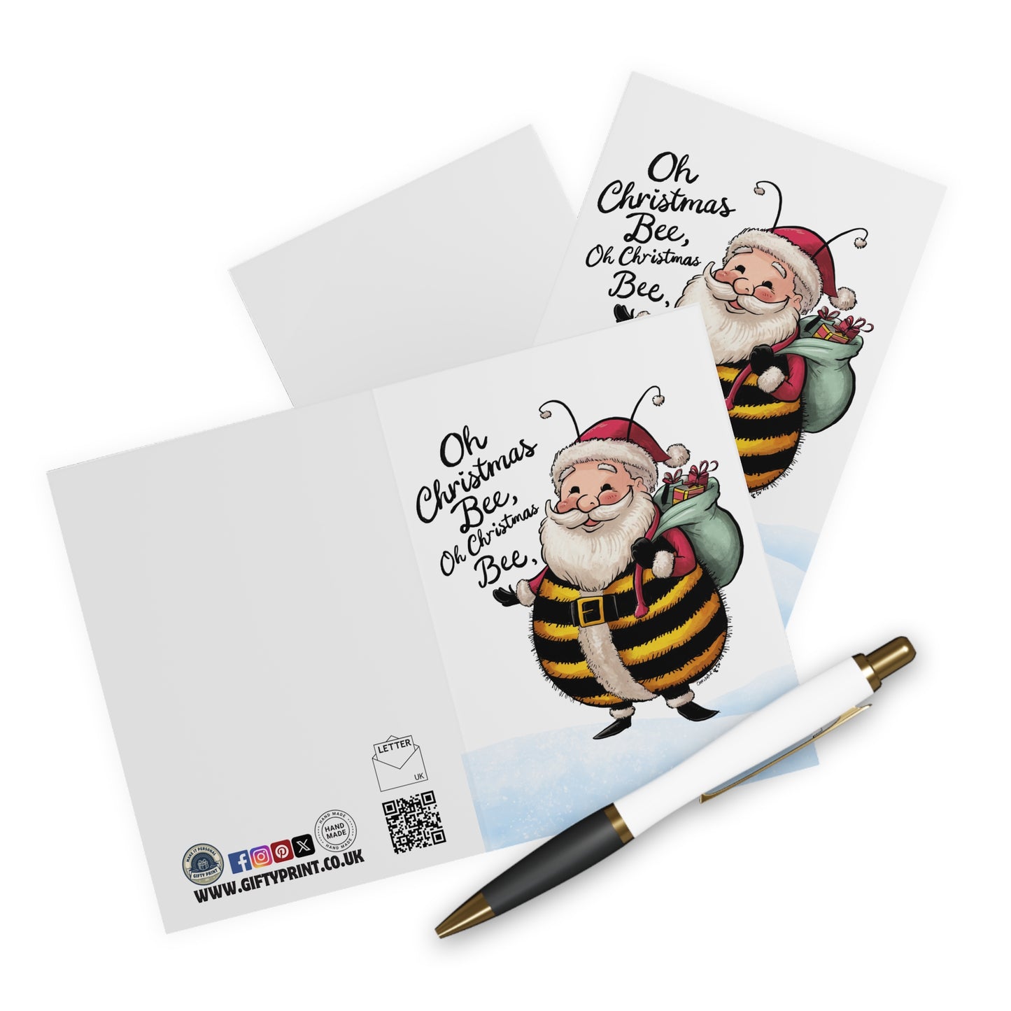 Context Oh Christmas Bee Oh Christmas Bee Christmas Card