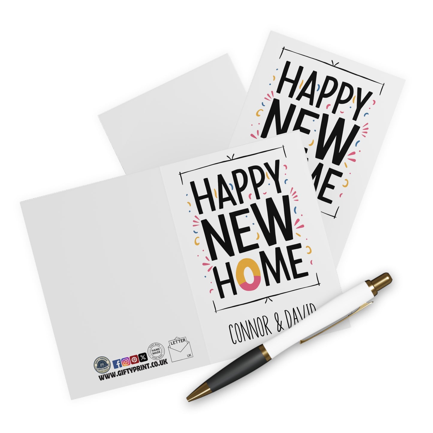 context Personalised New Home Card Happy New Home