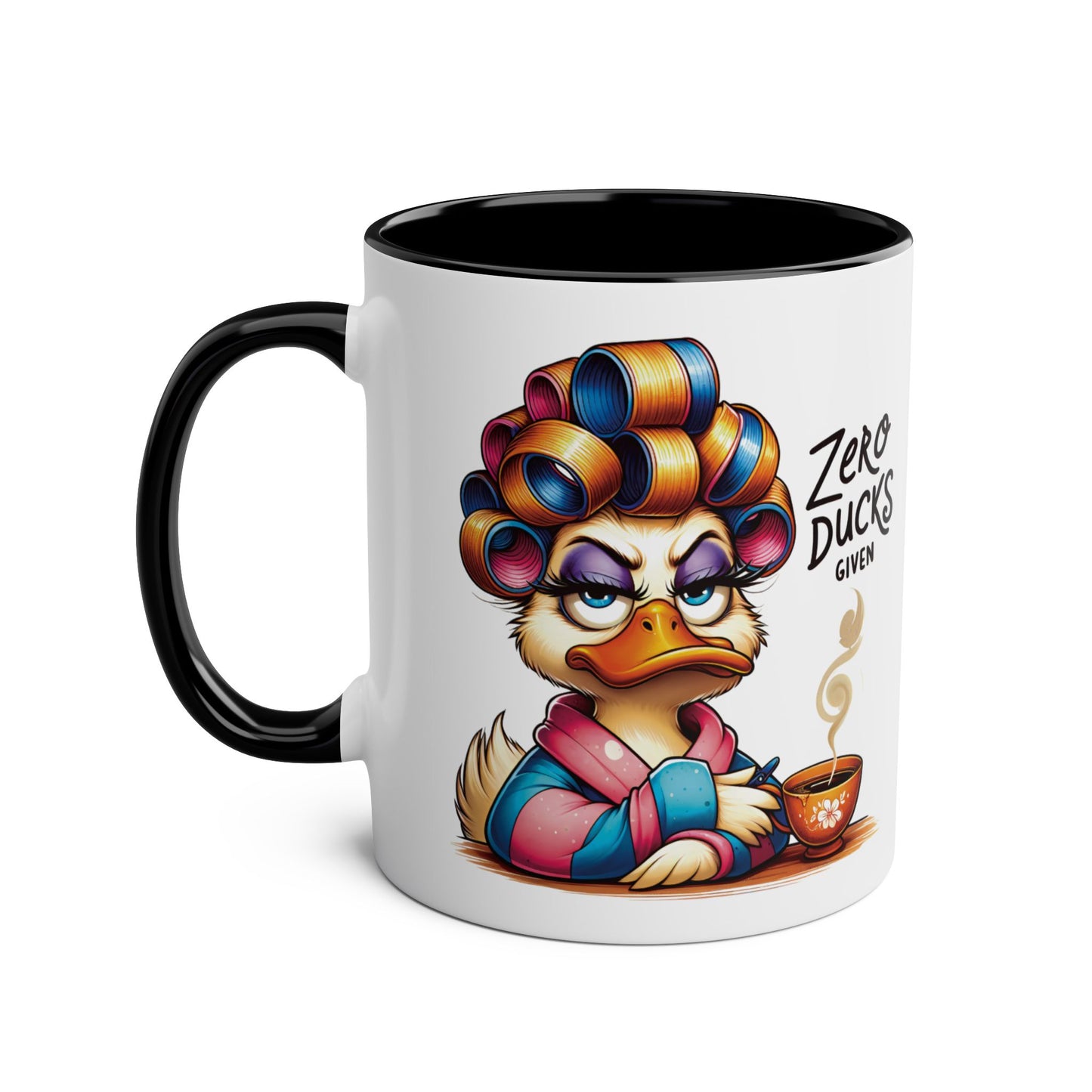 Left Personalised Zero Ducks Given Funny Quote Mug