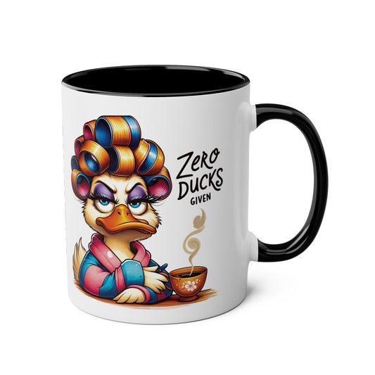 Right Personalised Zero Ducks Given Funny Quote Mug