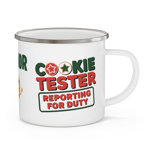 Personalised Children's Mug Cookie Tester Enamel Mug