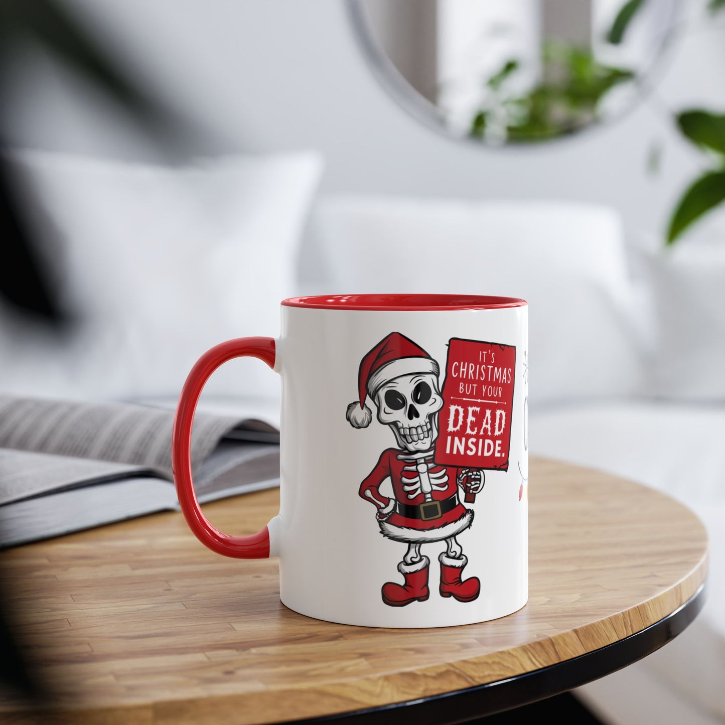 Context Personalised Christmas Mug It's Christmas But Your Dead Inside