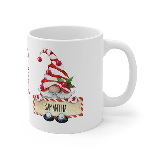 right side Personalised Christmas Mug Christmas Gonk