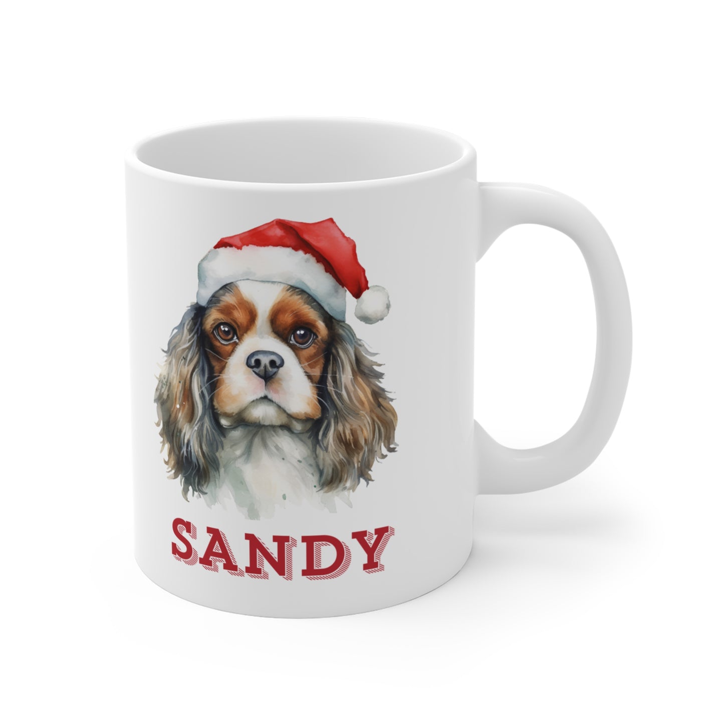 Right Personalised Dog Lovers King Charles Spaniel Christmas Gift Mug