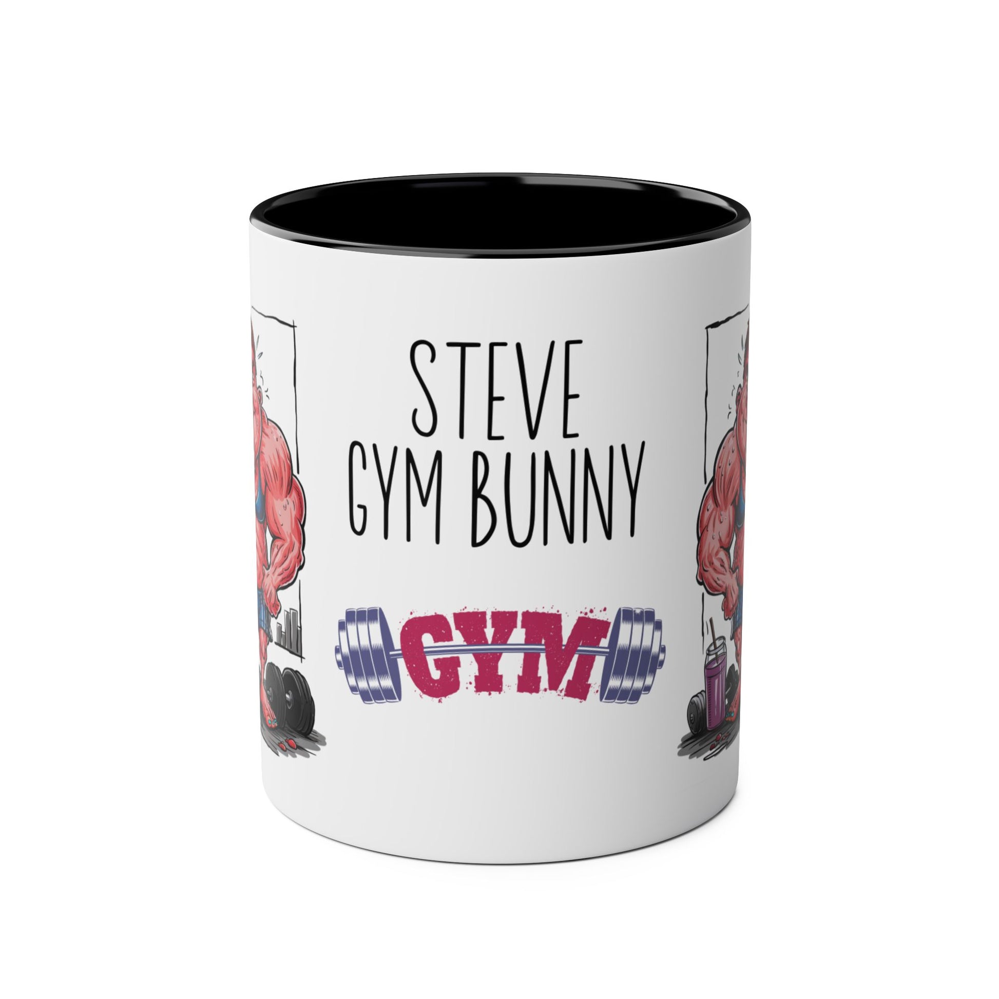 Front Personalised Gym Bunny Gym Lover Hobbies Mug