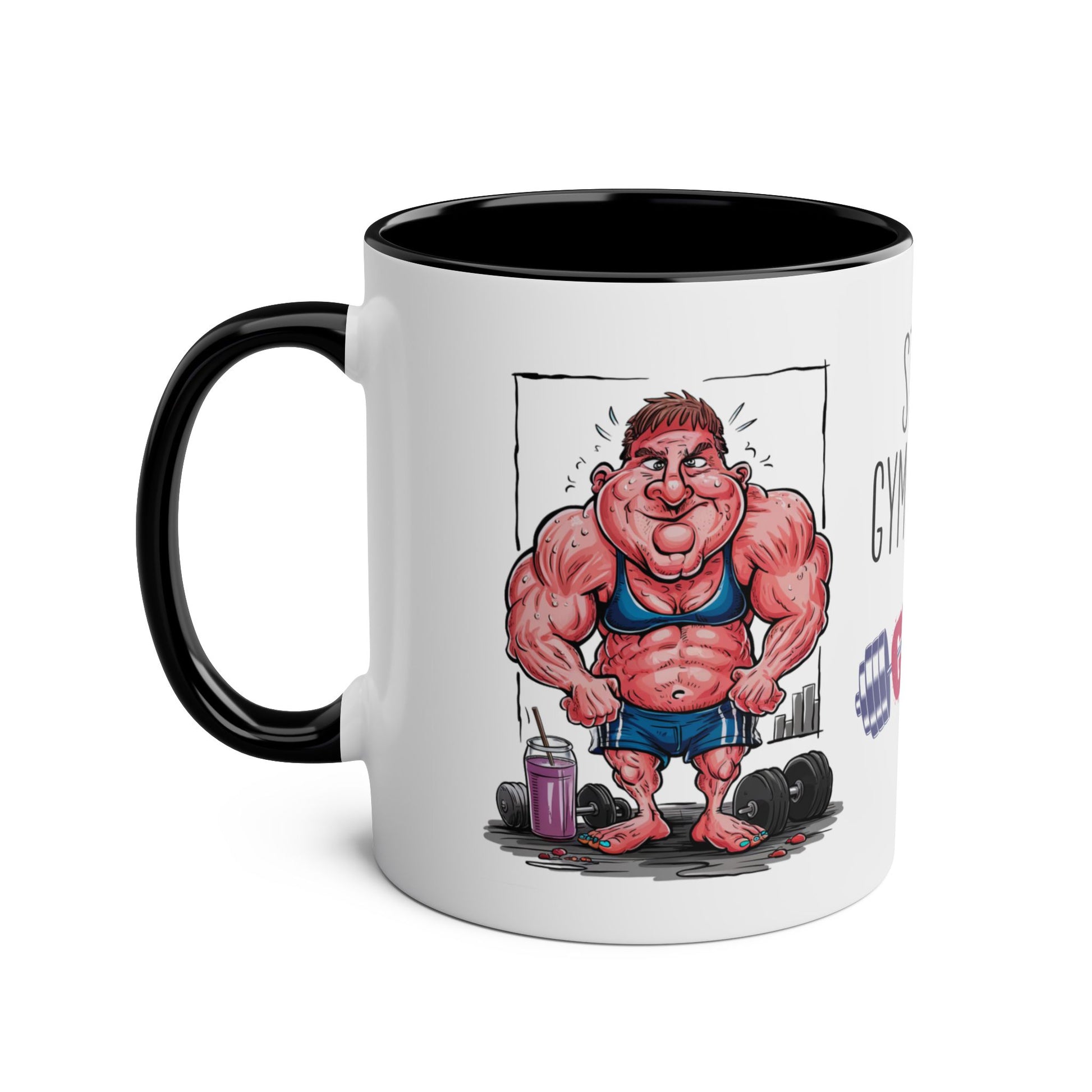 Left Personalised Gym Bunny Gym Lover Hobbies Mug